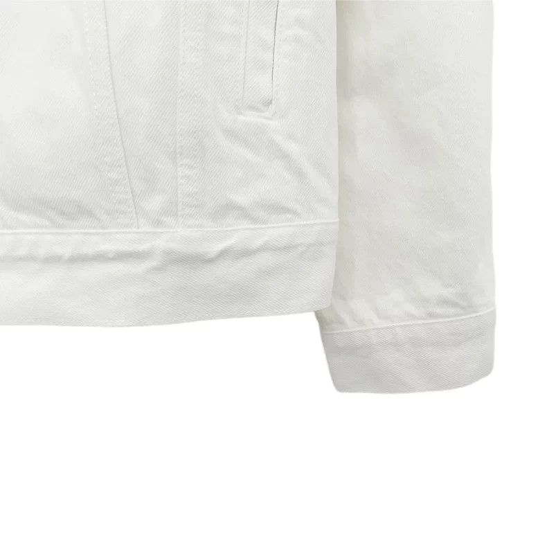 Balenciaga Balenciaga Back Letter Logo Stone Washed Denim Jacket Size US S / EU 44-46 / 1 - 2 Thumbnail