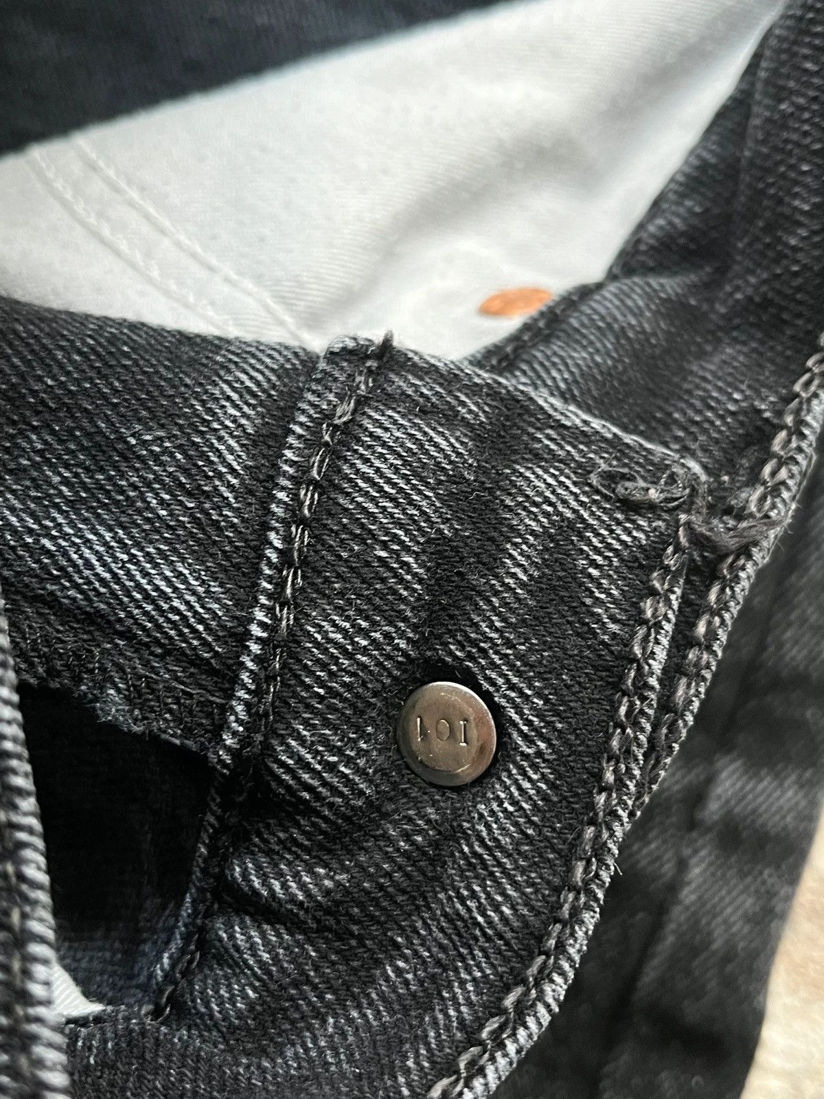 Levi's Levi’s 805 Vintage 1996 Sz W 27 L 34 Black Denim Jeans Size 27" / US 4 / IT 40 - 13 Thumbnail