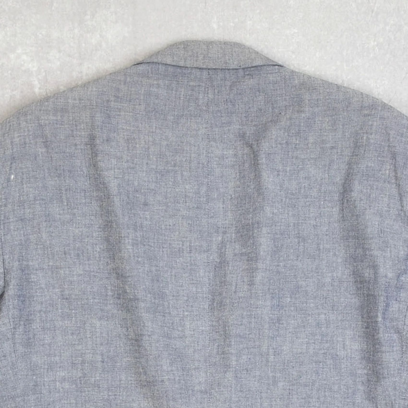 Brooks Brothers Brooks Brothers Men's Vintage 1990s Blazer Jacket Grey 42 Medium 34" Lining Cotton Jacket Size 42R - 4 Thumbnail