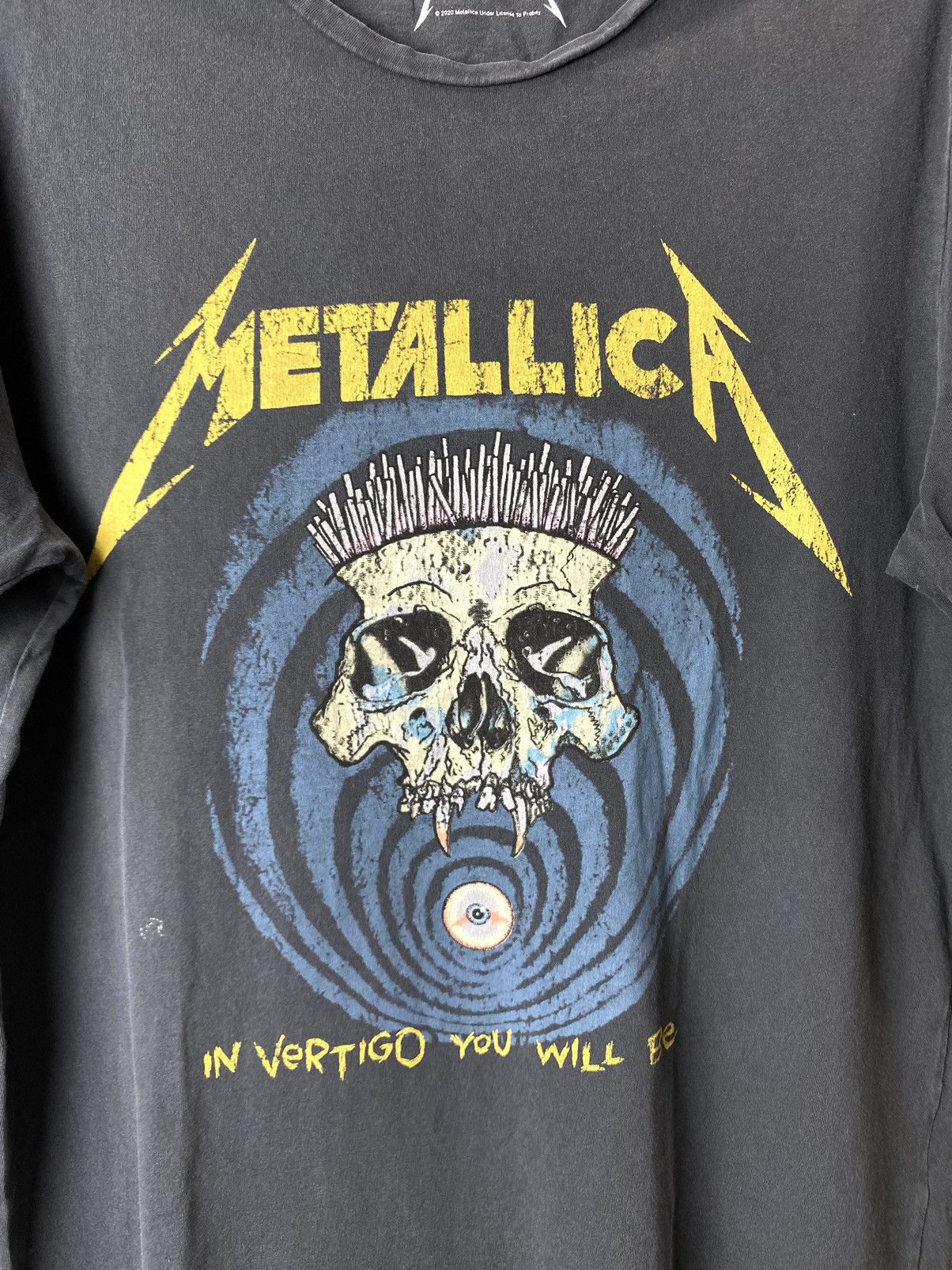 Band Tees Vintage Style Metallica Skull Band T Shirt Size US L / EU 52-54 / 3 - 2 Thumbnail