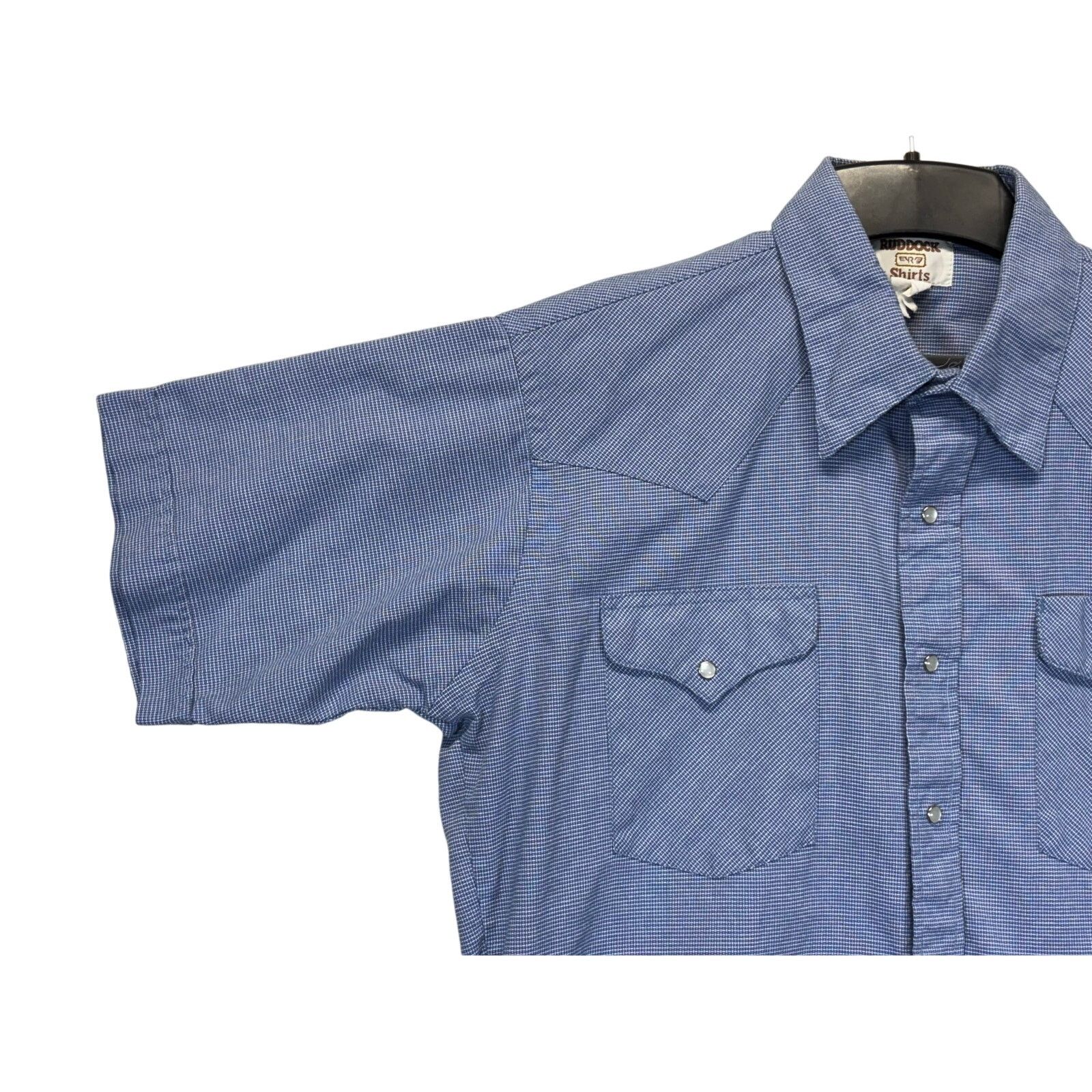 Ruddock Shirts Ruddock Women's Western Pearl Snap Shirt Blue Size M Size M / US 6-8 / IT 42-44 - 7 Thumbnail