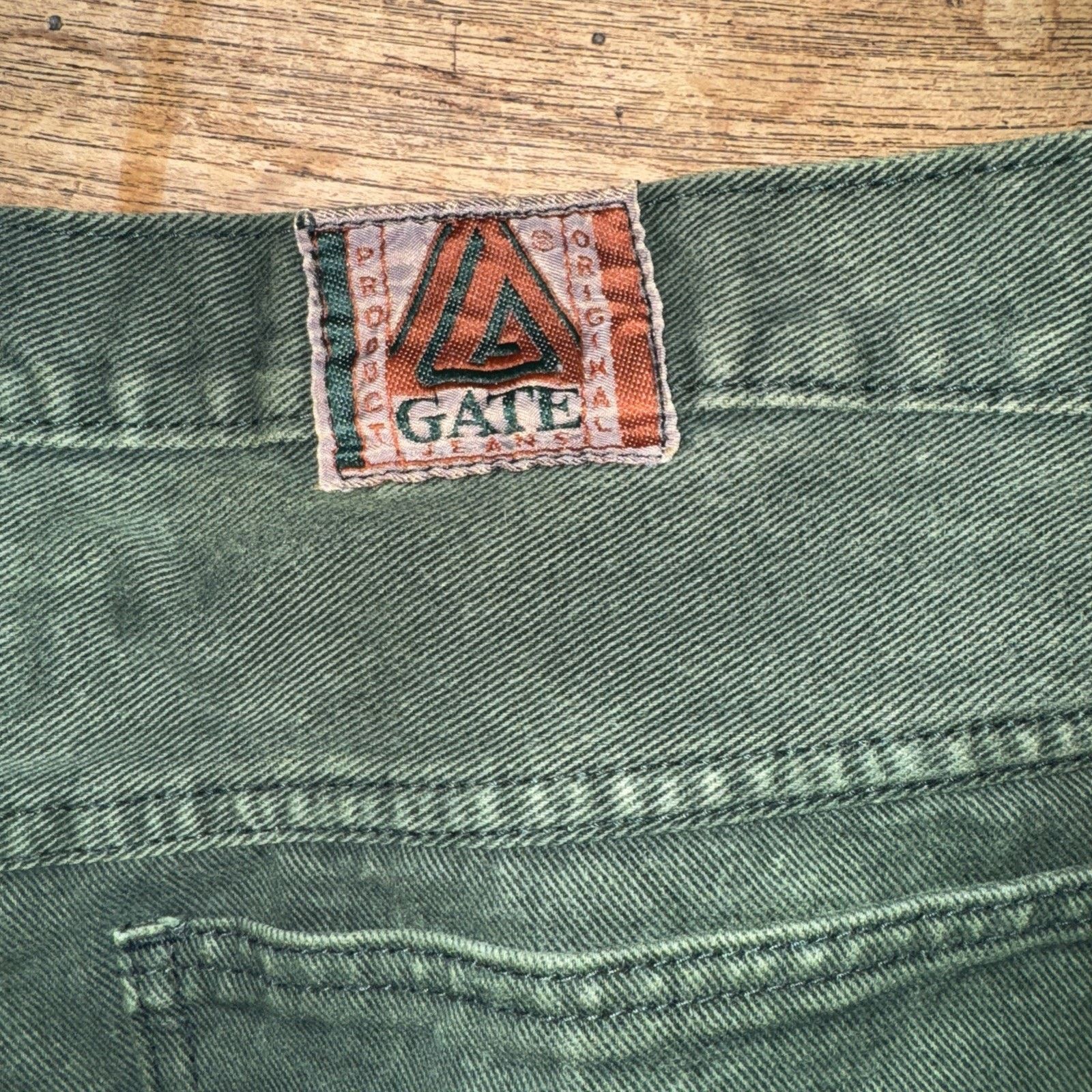 Other LA Gate 80's Vintage Baggy Green skater Denim Shorts Size US 40 / EU 56 - 4 Thumbnail