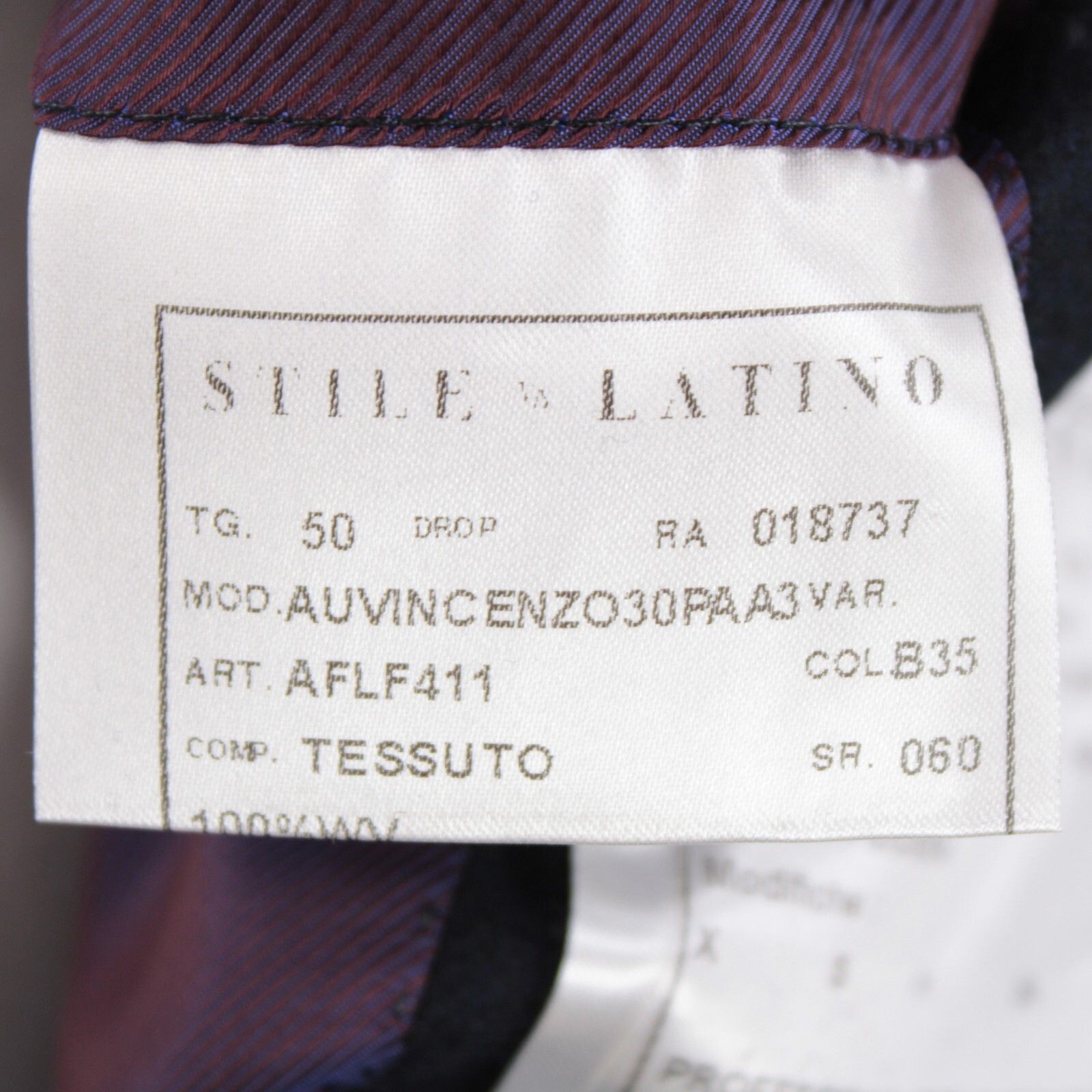 Other Stile Latino Suit Size US 40 Regular in Blue Size 40R - 9 Thumbnail