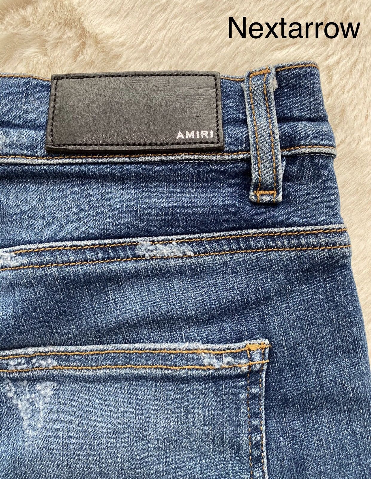Amiri Amiri washed blue OG original mx2 jeans 2412-Nextarrow Size US 32 / EU 48 - 3 Thumbnail