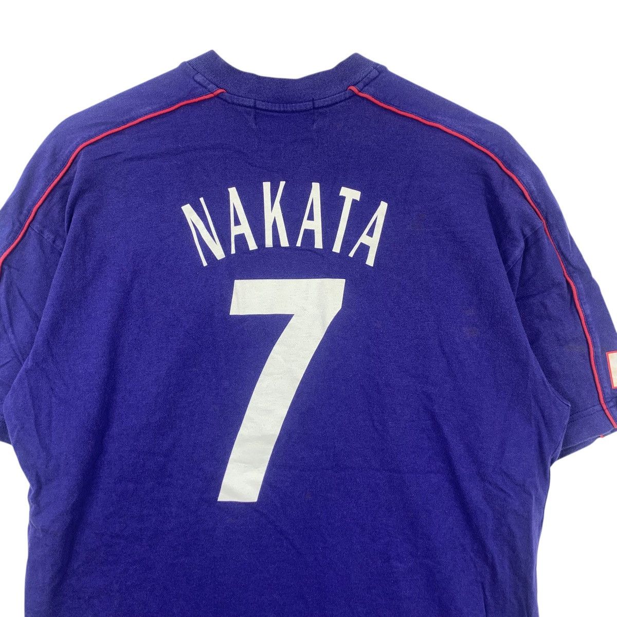 Vintage Vintage JAPAN HIDETOSHI NAKATA No 7 Football Legend Tee Size US L / EU 52-54 / 3 - 8 Thumbnail