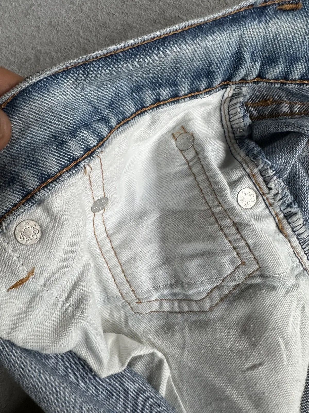LVC 1990’s Vintage LEVI’S 511-0217 Distressed Denim J09 Pants Size US 30 / EU 46 - 12 Thumbnail