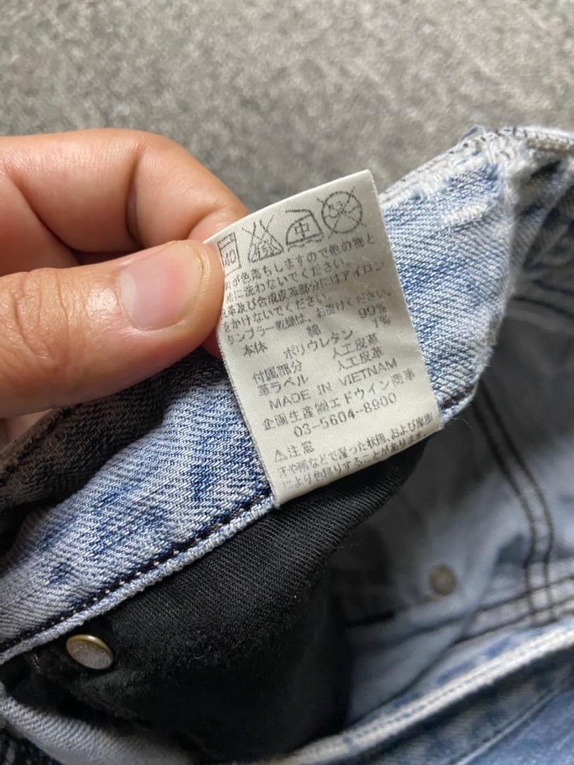 Edwin Edwin Edge Of Blue Regular Cut Jeans (175) Size US 30 / EU 46 - 4 Thumbnail