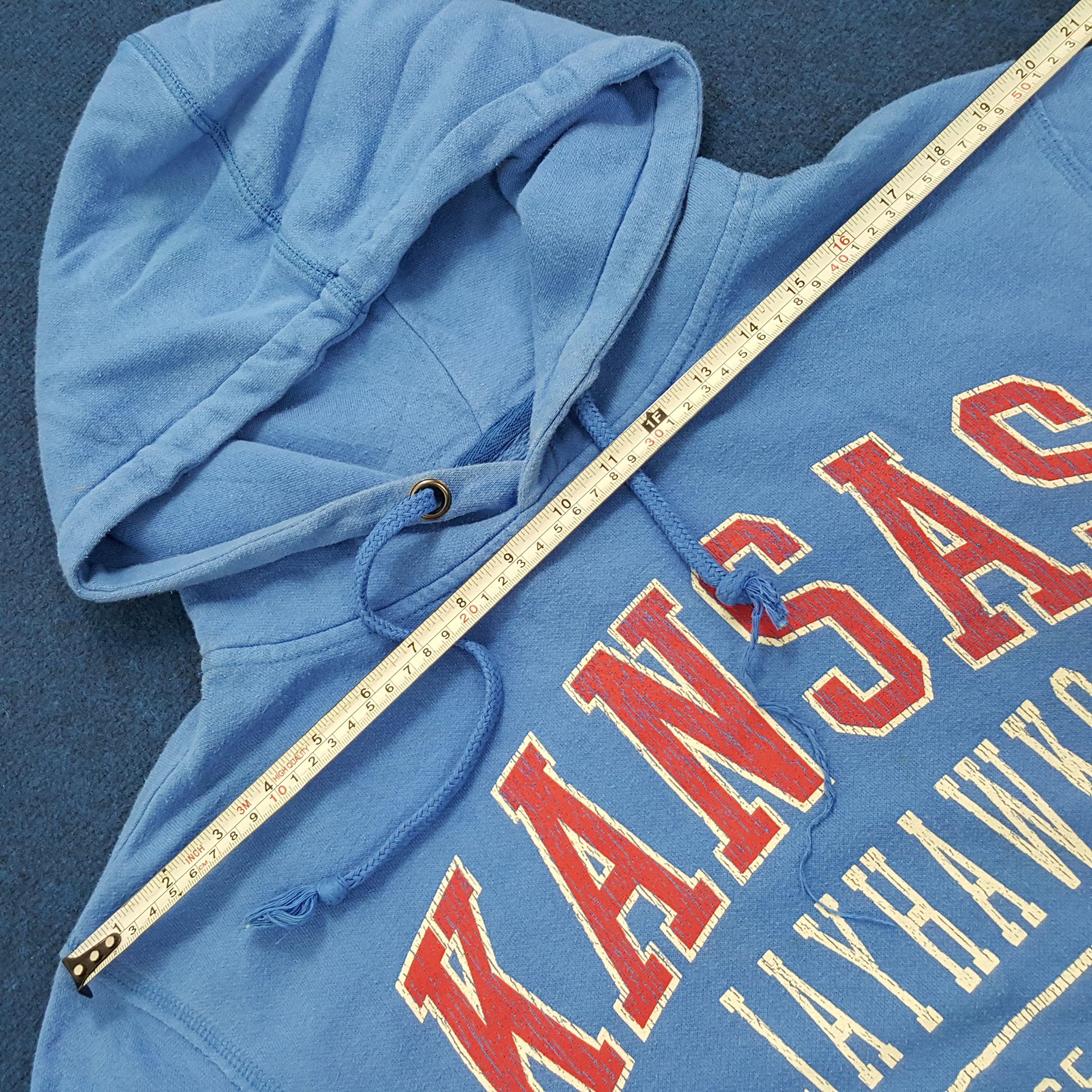 NBA × Vintage Vintage Kansas Jayhawks NFL American Basketball Team Hoodie Size US M / EU 48-50 / 2 - 11 Thumbnail