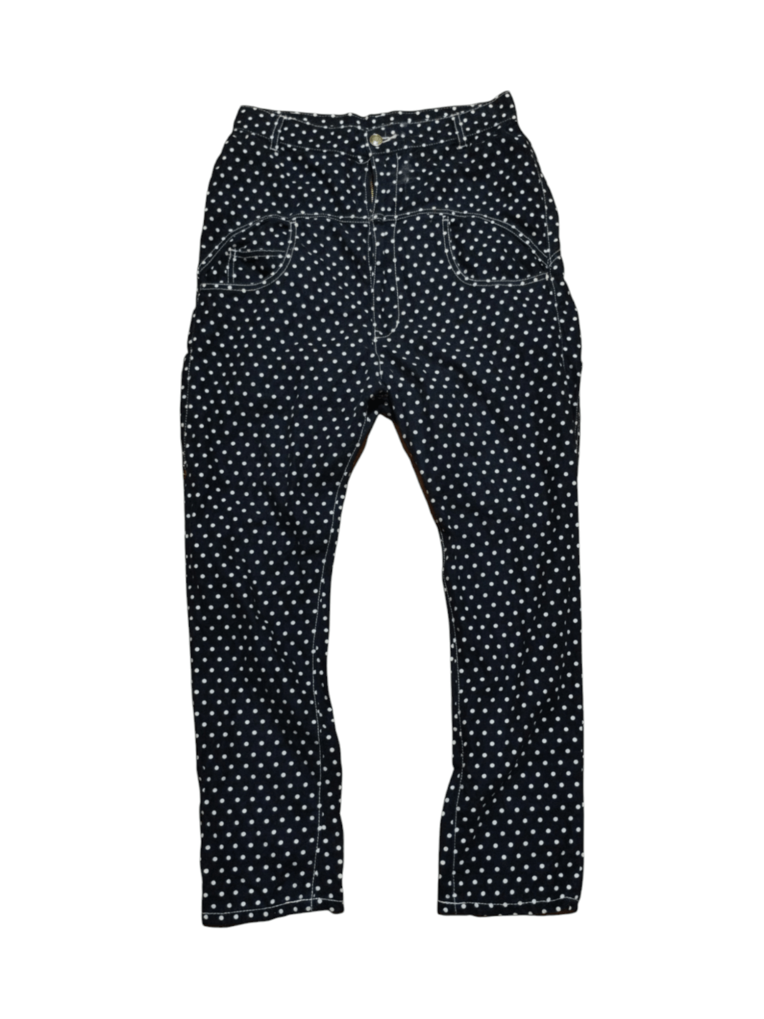 Issey Miyake Mercibeaucoup Drop Croth Polkadot Pants Size US 29 - 2 Thumbnail
