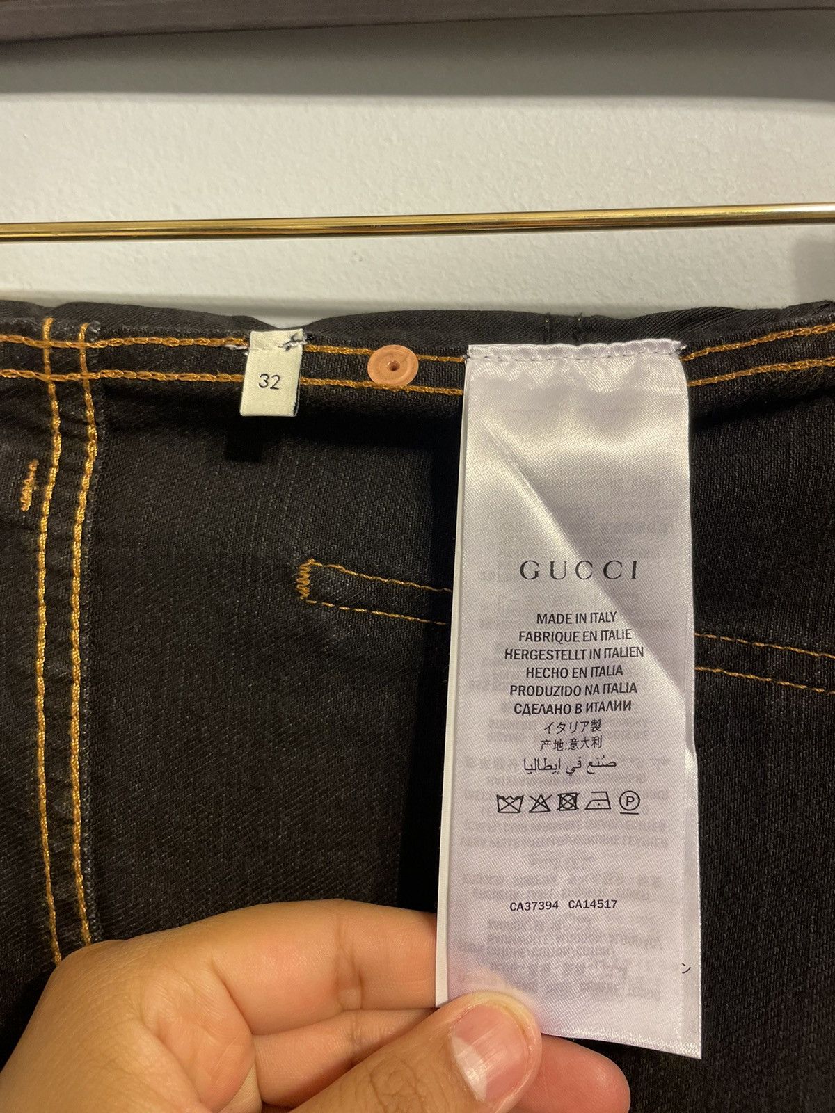 Gucci Gucci Embroidered Jeans Size US 32 / EU 48 - 7 Thumbnail