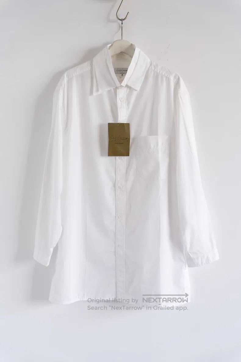 Yohji Yamamoto YOHJI YAMAMOTO Detachable Collar White Shirt Size US L / EU 52-54 / 3 - 1 Thumbnail