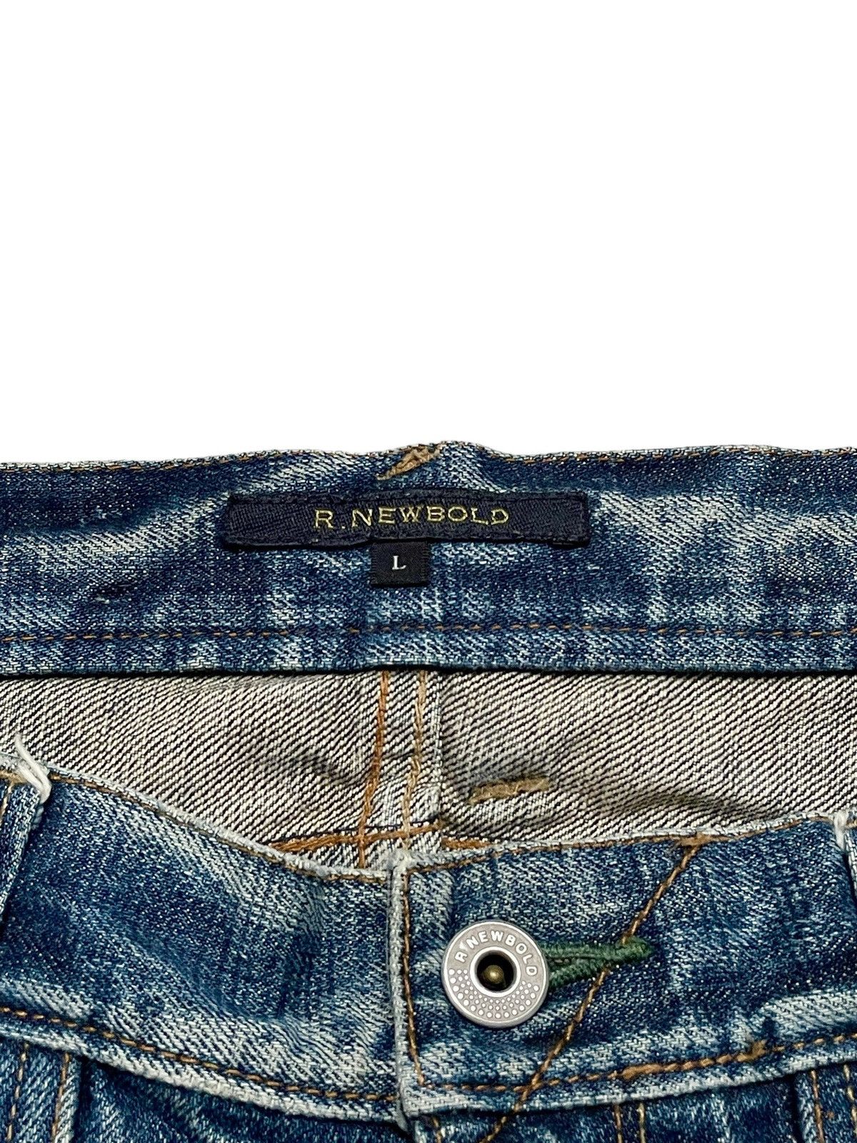 If Six Was Nine × R.Newbold × Vintage Rare Design Vintage Japanese Brand R.Newbold Jeans 2000s Size US 33 - 10 Thumbnail
