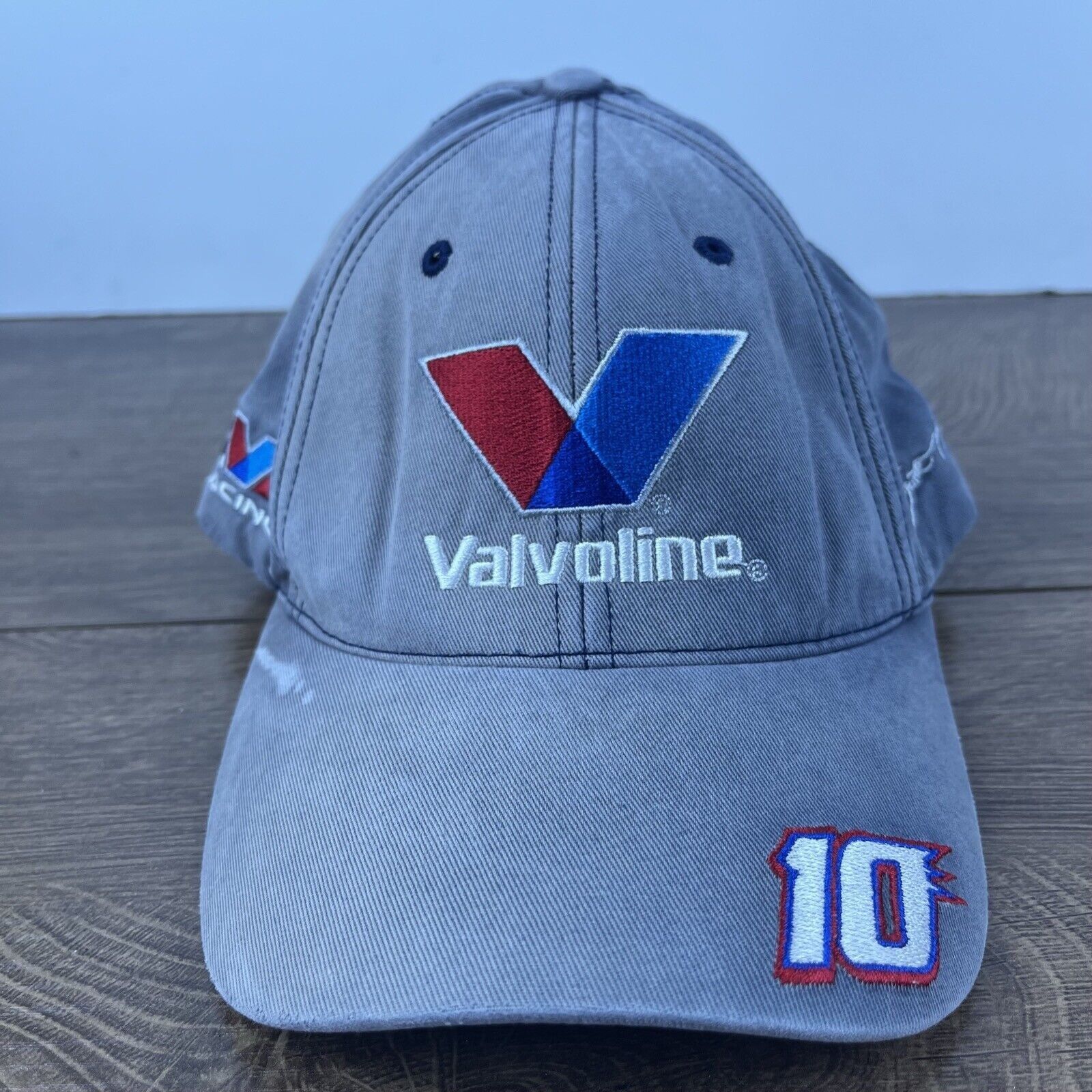 Other Valvoline Racing 10 Car Hat Gray Hat Adjustable Gray Daytona Size ONE SIZE - 1 Thumbnail