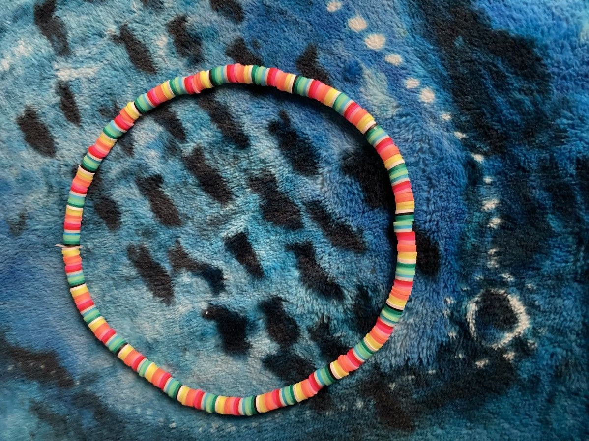 Other Rainbow heishi clay beaded necklace Size ONE SIZE - 1 Thumbnail