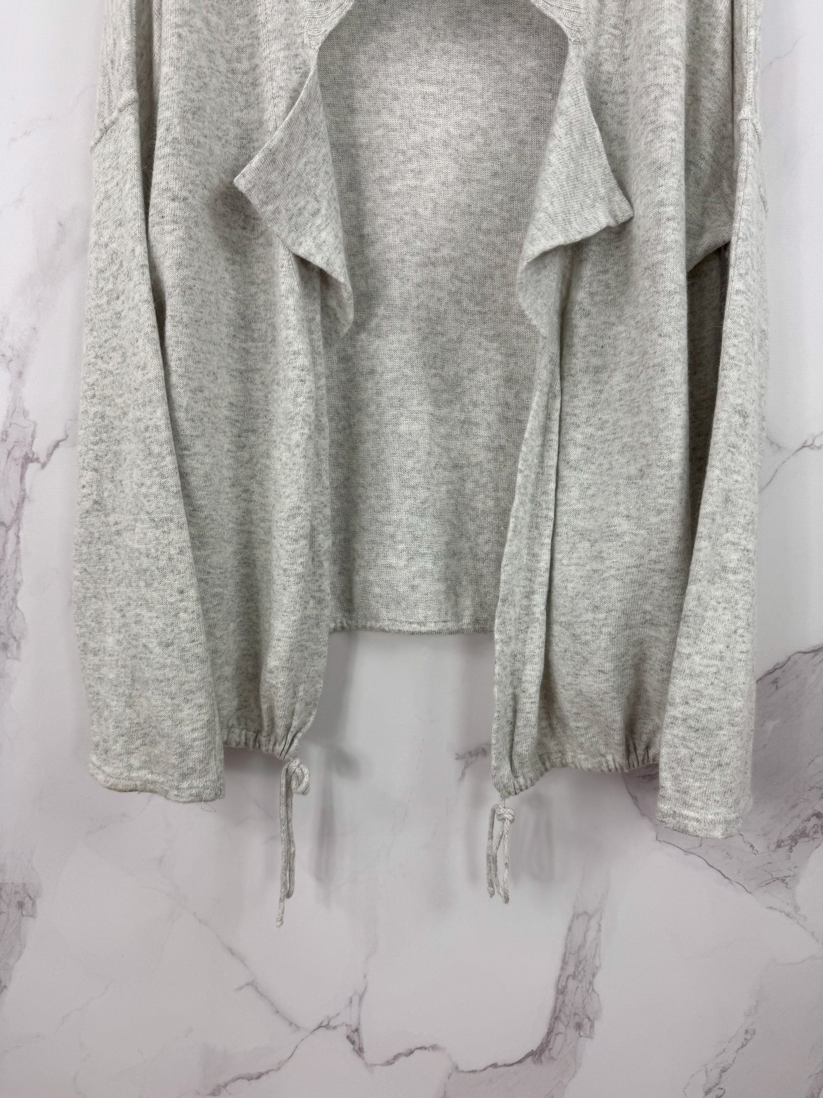 Armani Armani Jeans Open Front Layering Cardigan Drawstring Hem M Size M / US 6-8 / IT 42-44 - 3 Thumbnail