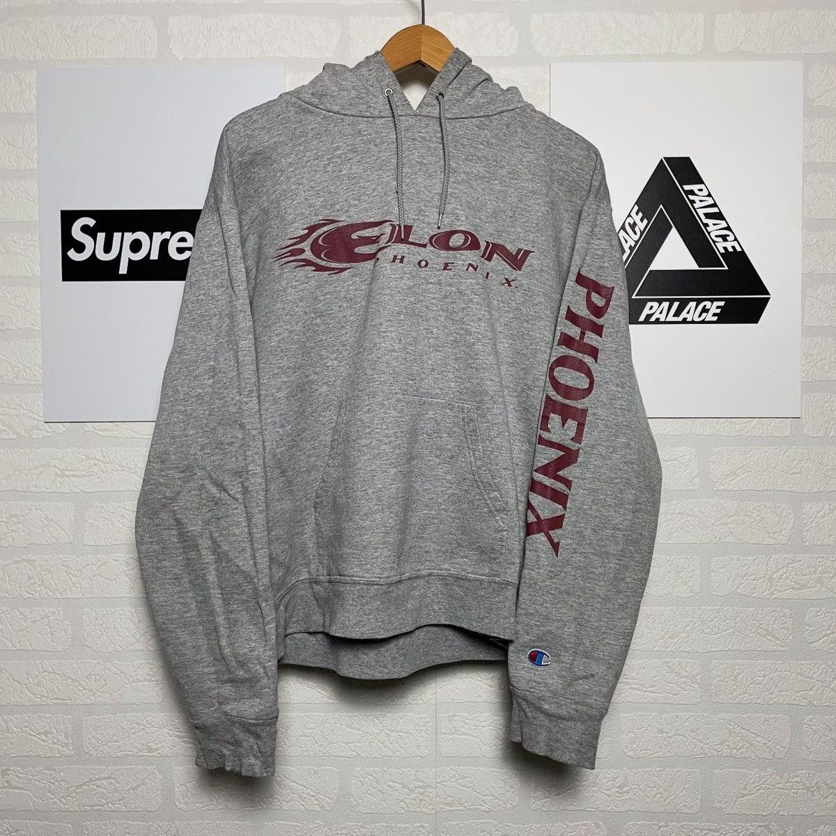Champion Y2K Elon phoenix university hoodie Champion Size US M / EU 48-50 / 2 - 1 Thumbnail