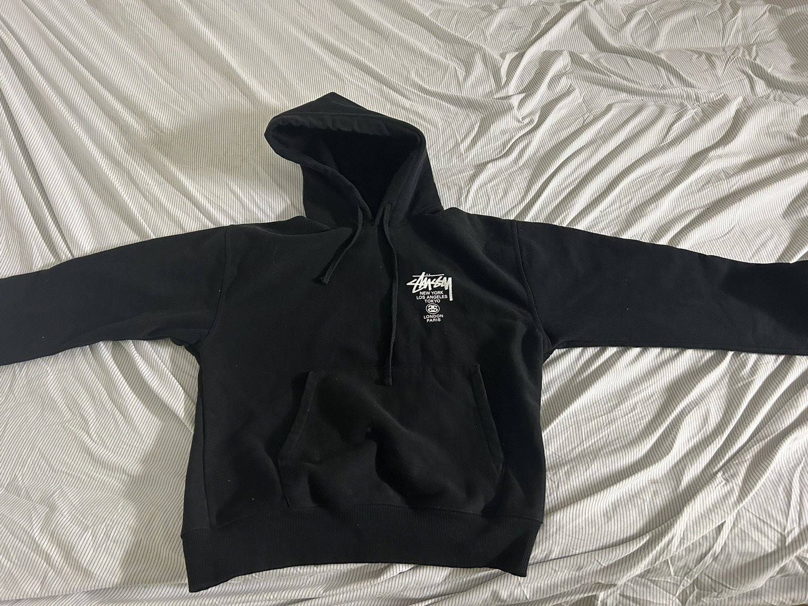 Stussy Stussy World Tour Hoodie Black Large Size US L / EU 52-54 / 3 - 4 Thumbnail
