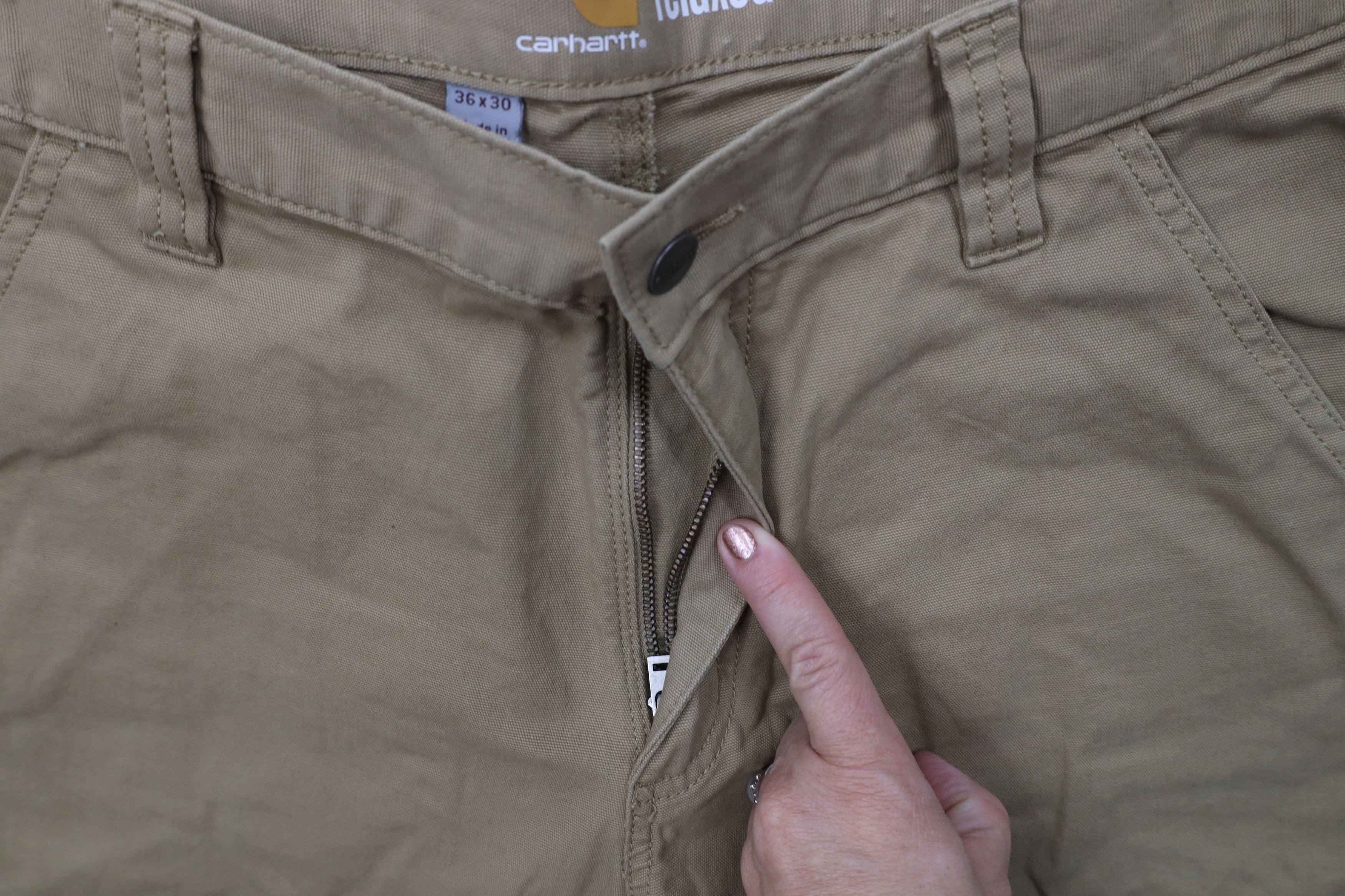 Carhartt Vintage Y2K Carhartt Canvas Stretch Wide Leg Dungaree Pants Size US 36 / EU 52 - 6 Thumbnail