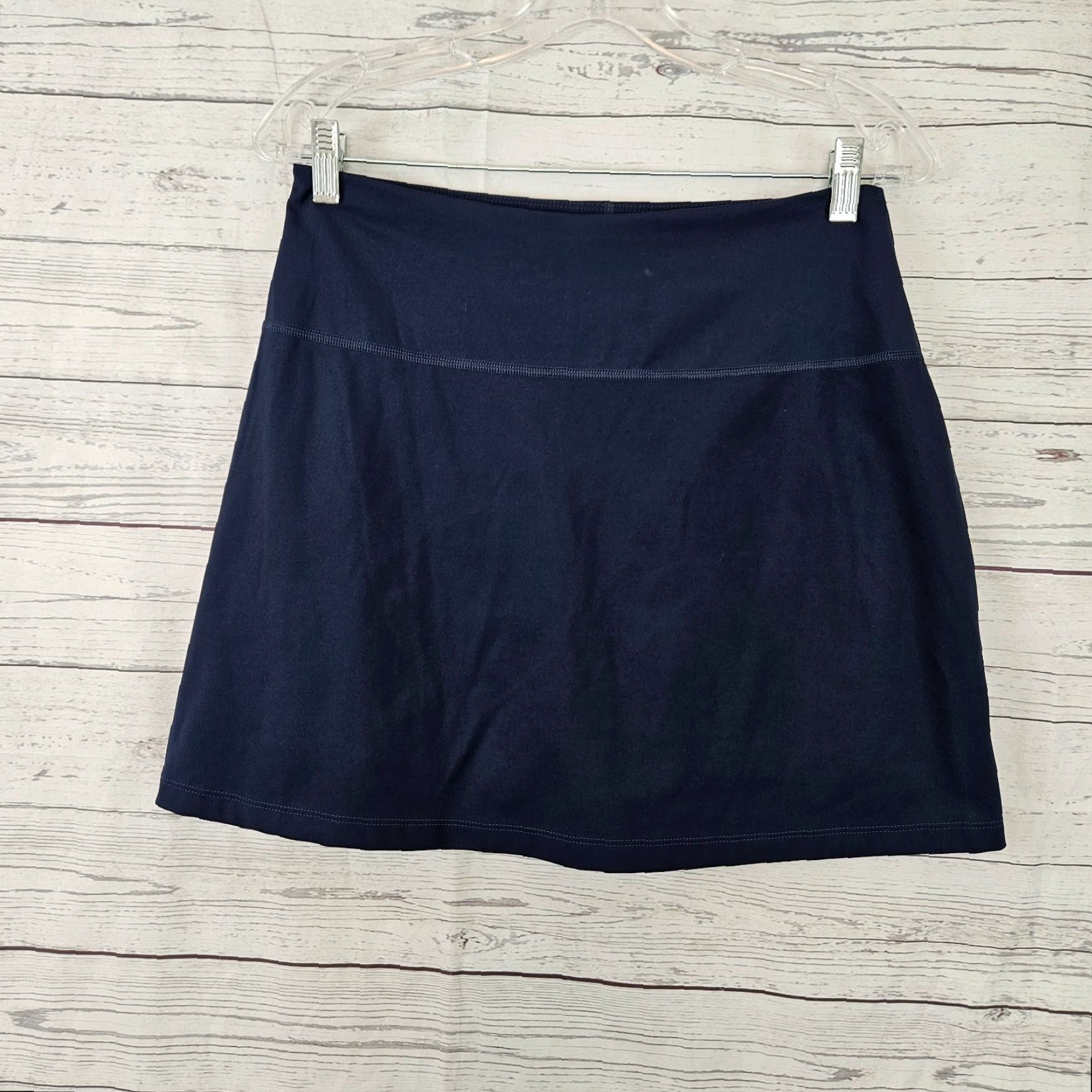 Girlfriend Collective Girlfriend Collective Womens Skort Sz Large Solid Blue Pull On Size ONE SIZE - 2 Thumbnail