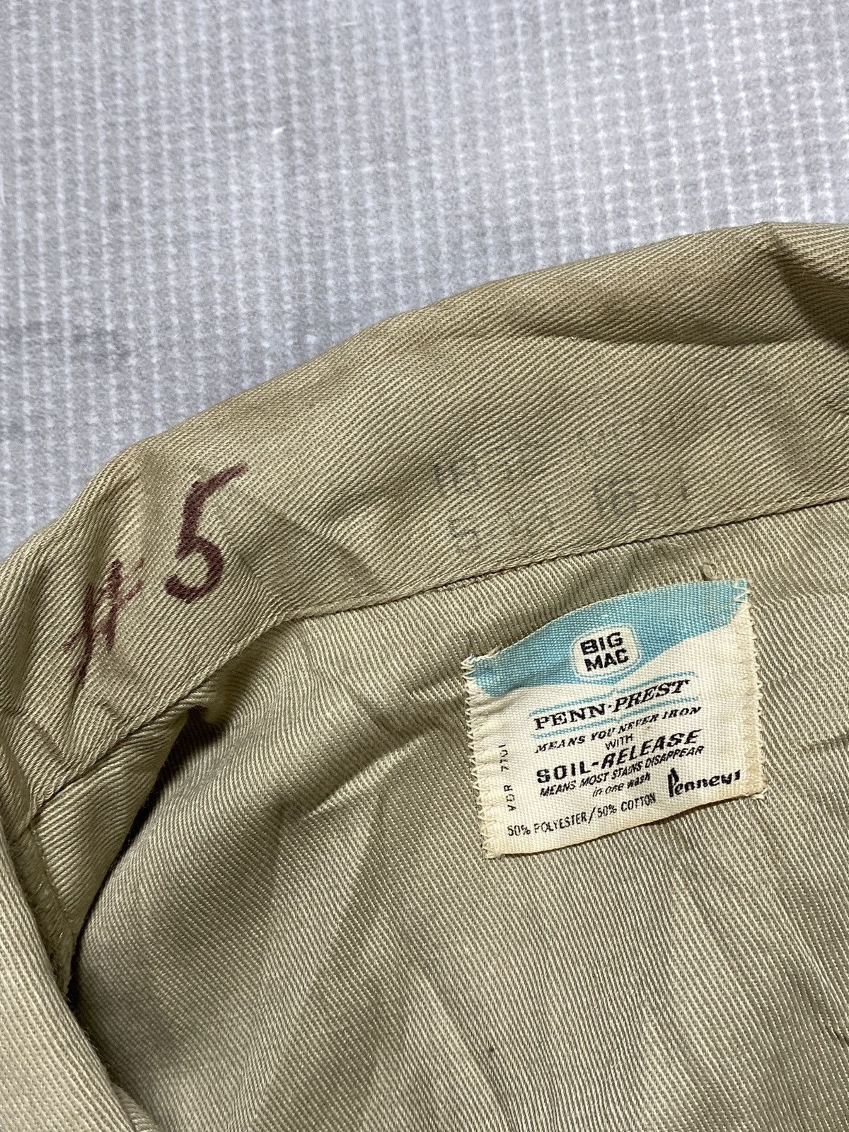 Vintage Vintage 70s Big mac penn prest work shirt Size US L / EU 52-54 / 3 - 7 Thumbnail