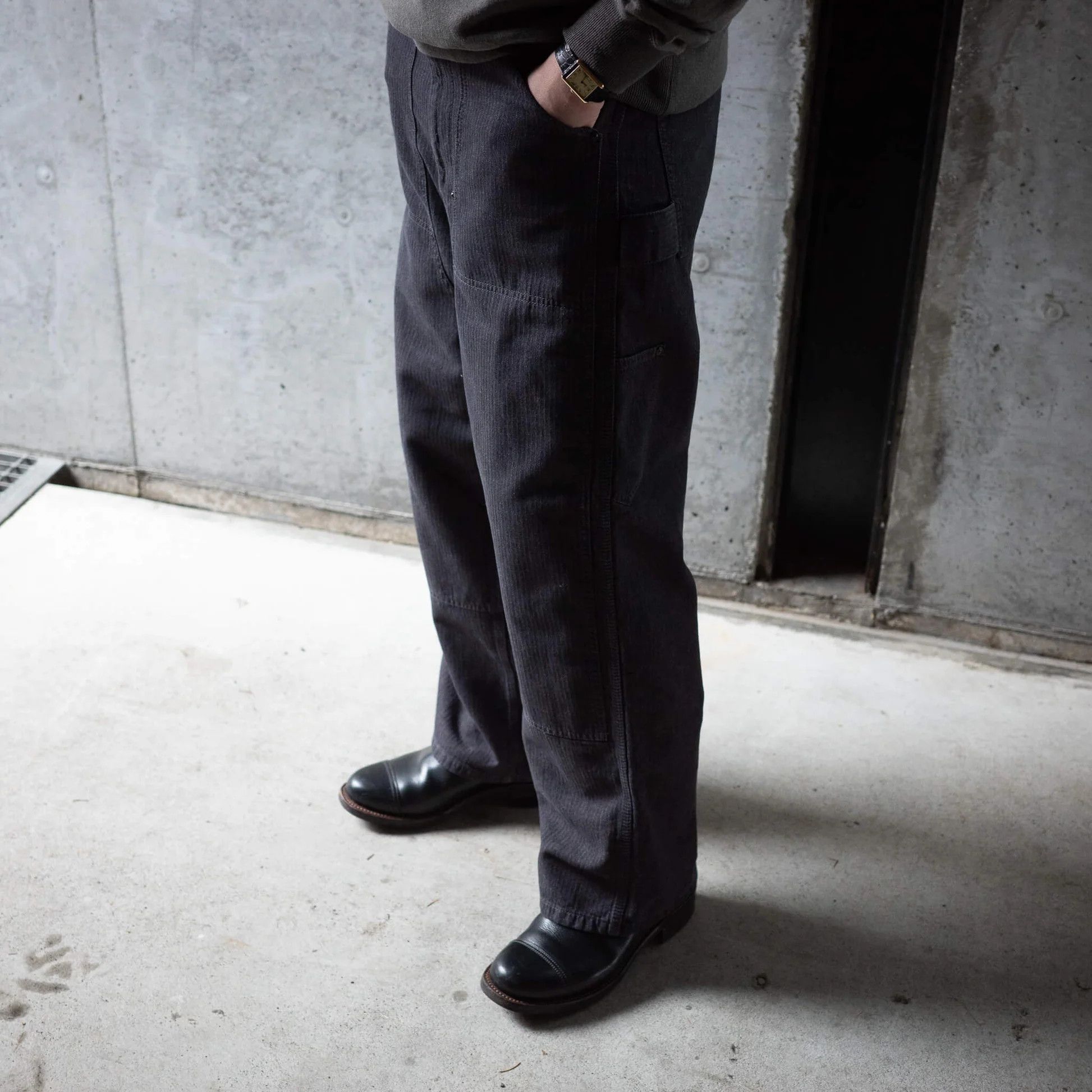 Other Auberge ANTON herringbone cotton double knee pants Size US 34 / EU 50 - 14 Thumbnail