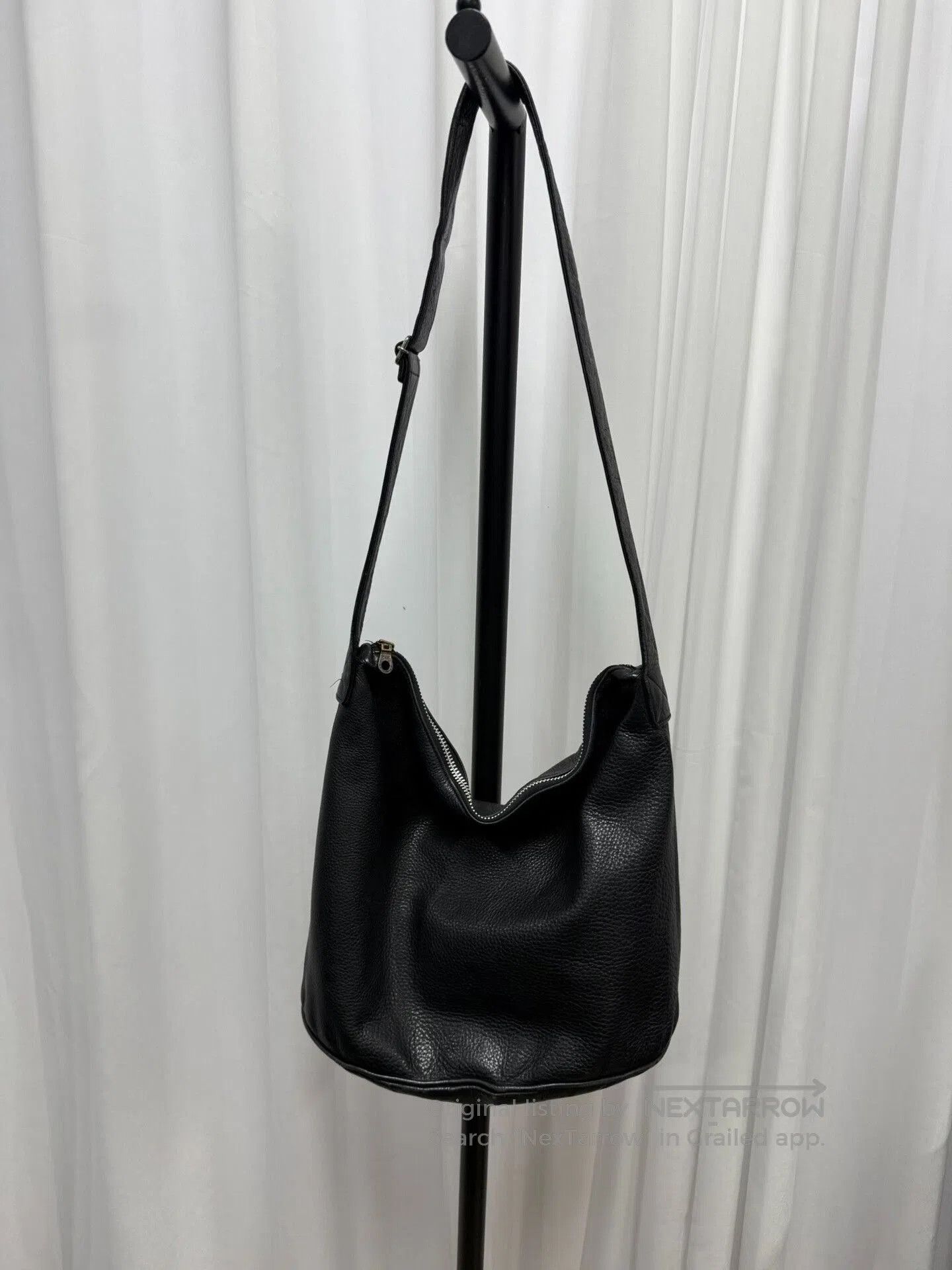 Yohji Yamamoto Yohji Yamamoto Black Leather Shoulder Bag. Size ONE SIZE - 1 Thumbnail