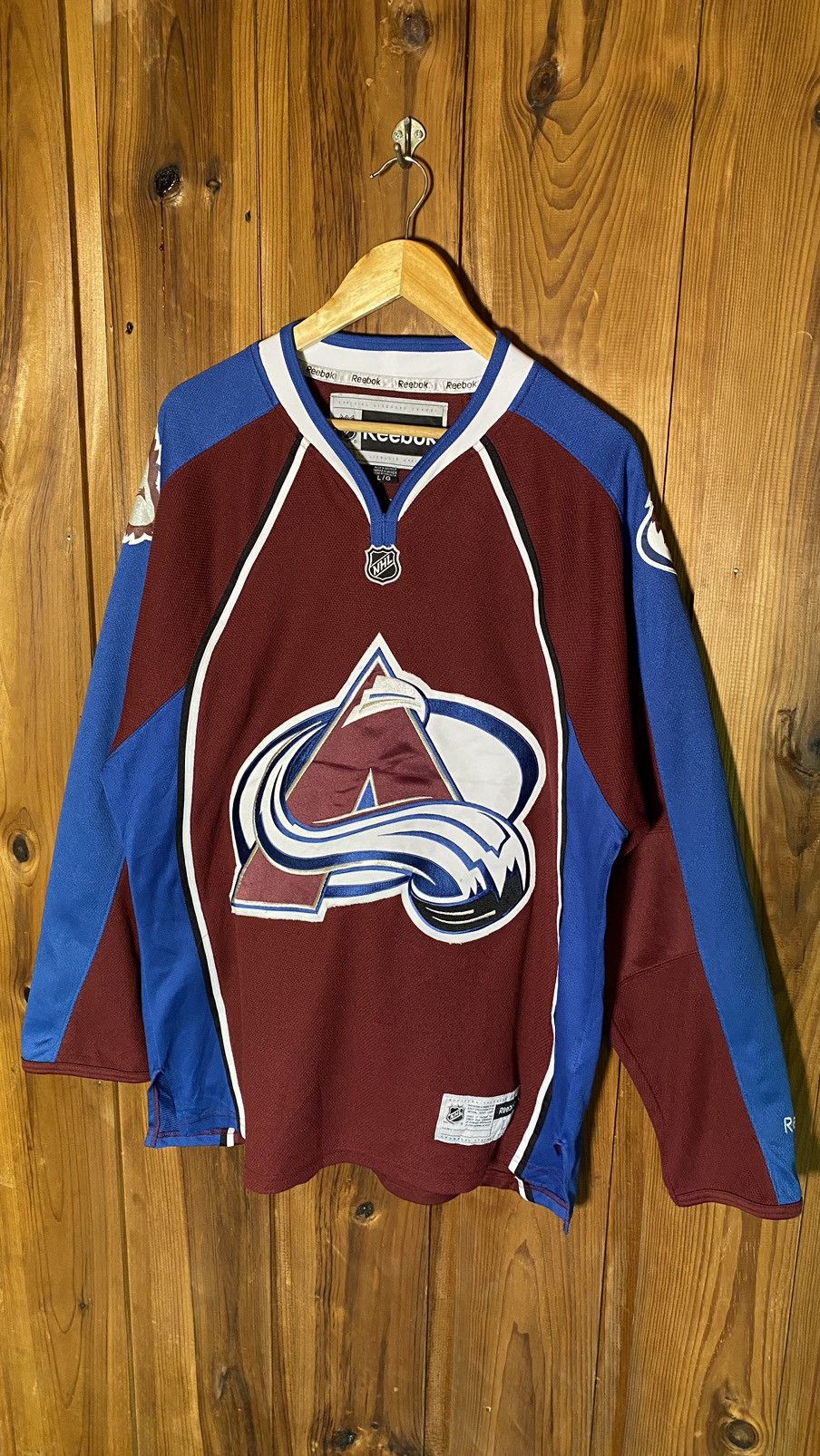 image of Colorado Avalanche Nhl Jersey in Maroon, Men's (Size Large)