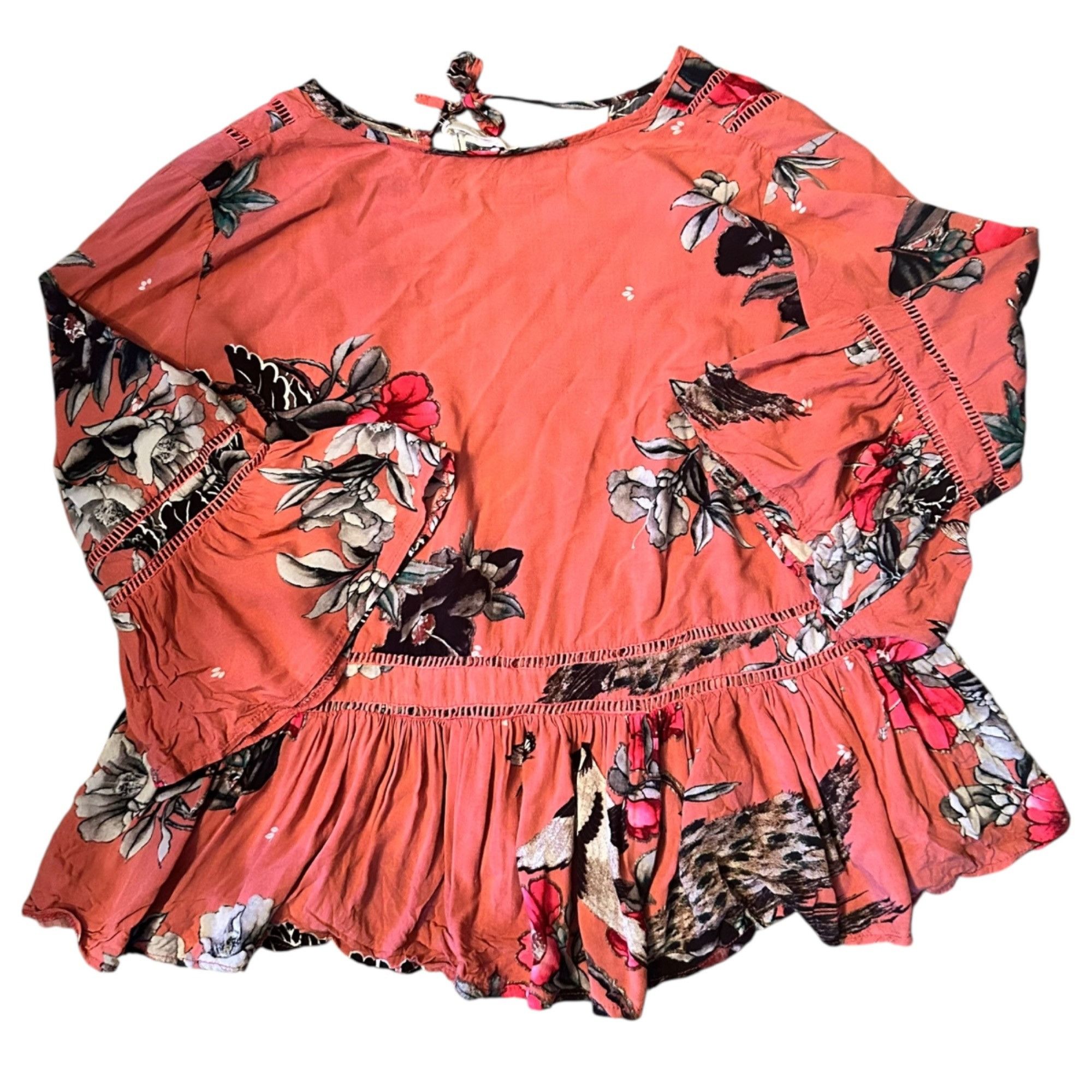 Other Jaase Floral Print Boho Cropped Quarter Sleeve S Size S / US 4 / IT 40 - 6 Thumbnail