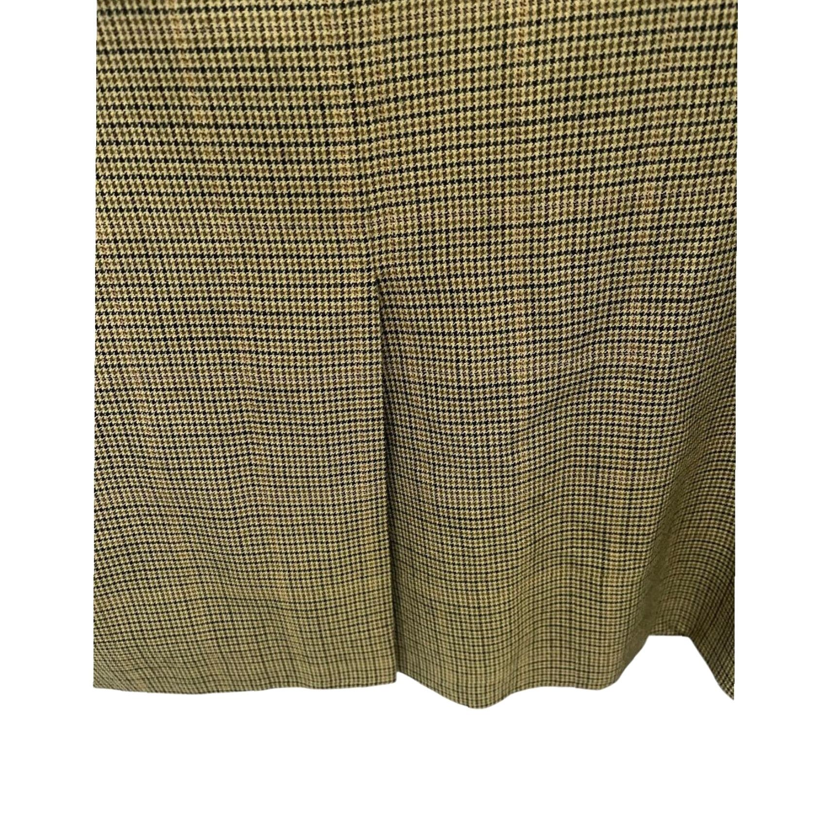 Joseph VINTAGE Joseph & Feiss 2 Button Mens Sport Coat Jacket Brown Houndstooth 44S 44 Short Regular Men Size US 44 / EU 60 - 7 Thumbnail