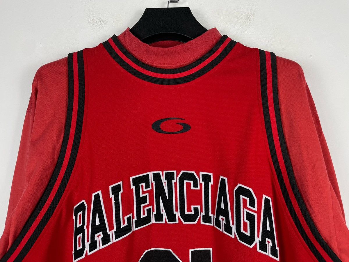 Balenciaga Balenciaga SS25 Layered Jersey Long-Sleeves Size US L / EU 52-54 / 3 - 7 Thumbnail