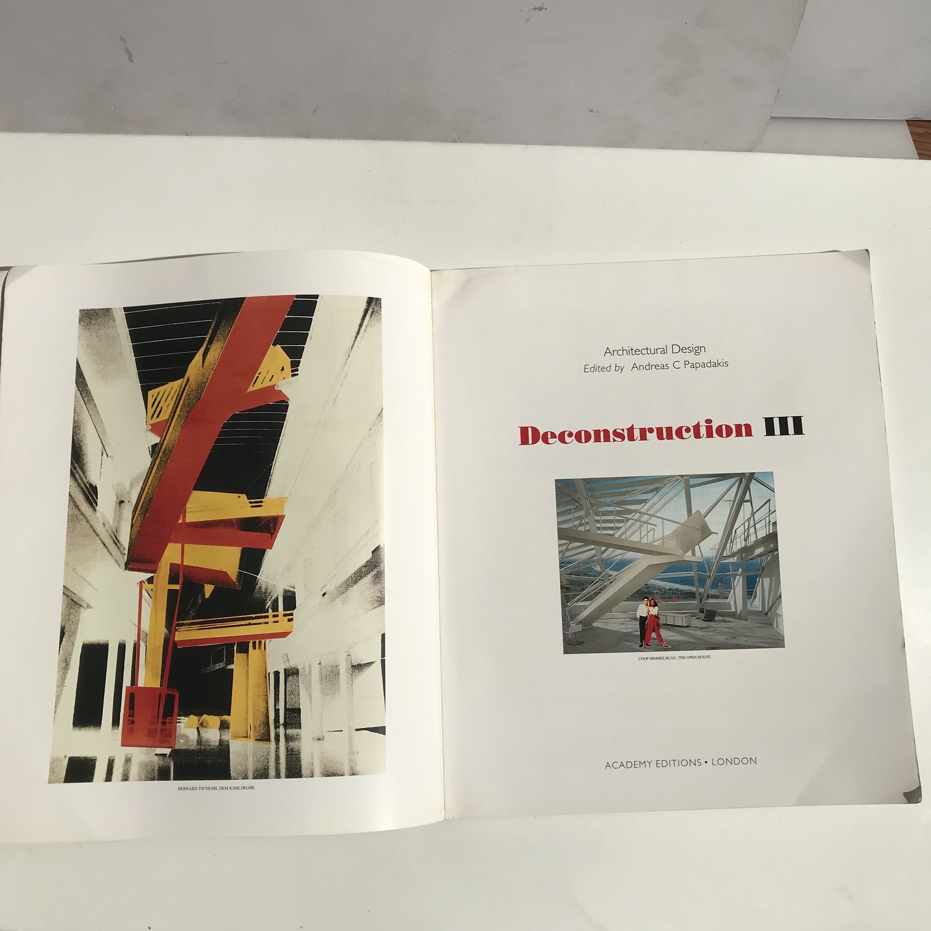 Designer Andreas C. Papadakis Deconstruction III New Ed (Architectura Size ONE SIZE - 3 Thumbnail