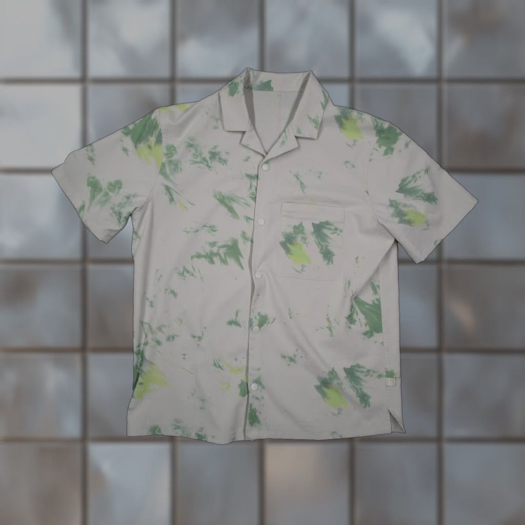Lululemon LULULEMON Mens Large Aloha Button Up Camp Shirt Short Sleeve Multicolor Graphic Print Size US M / EU 48-50 / 2 - 1 Thumbnail