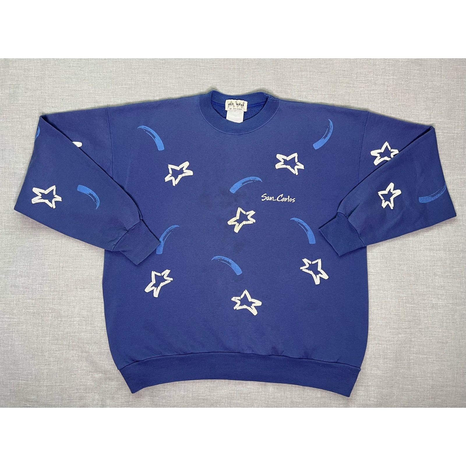 Vintage Vintage San Carlos California Star Pullover Crewneck Large Size US L / EU 52-54 / 3 - 1 Thumbnail