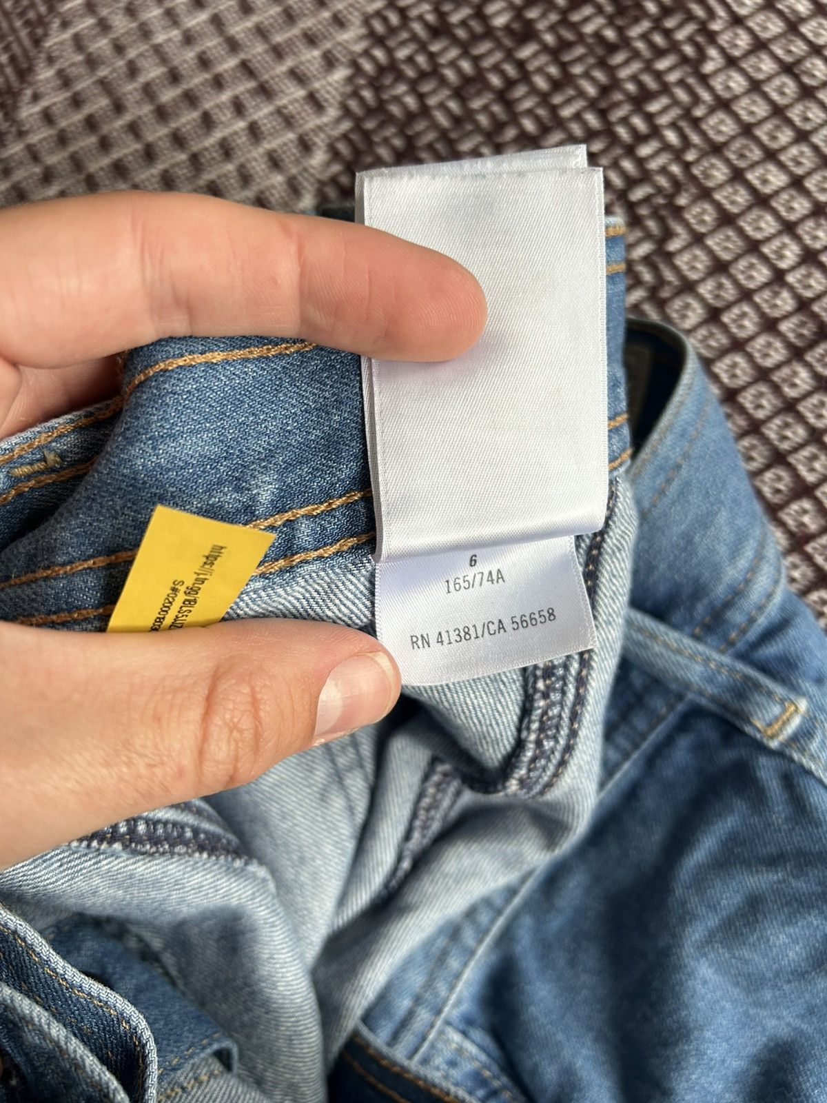 Japanese Brand × Polo Ralph Lauren Polo Ralph Lauren Denim Midi Skirt Streetwear Japanese Style Size 26" / US 2 / IT 38 - 6 Thumbnail