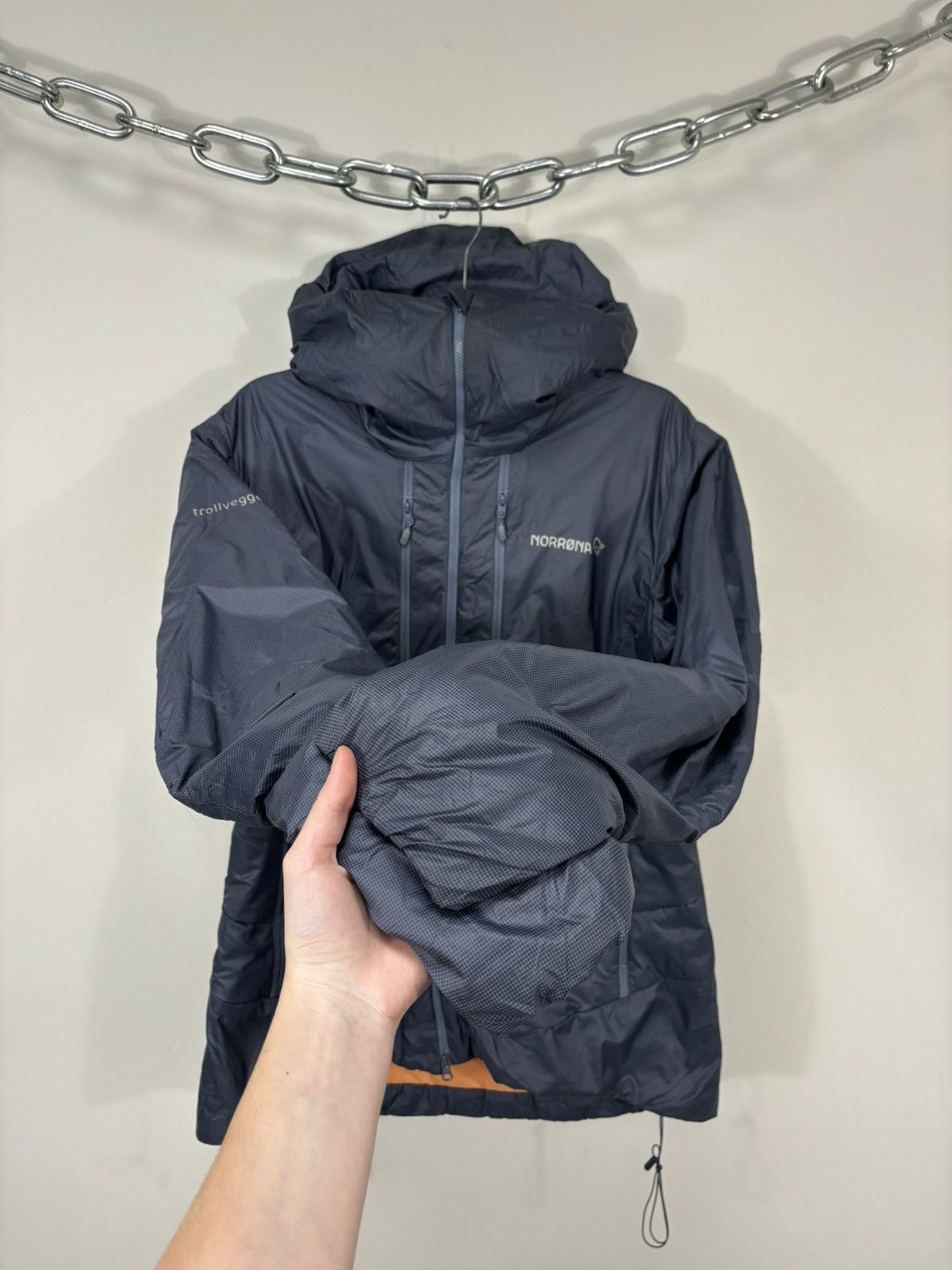 Norrona Norrona Women’s Trollveggen Primaloft 100 Zip Hooded Jacket Size L / US 10 / IT 46 - 9 Thumbnail