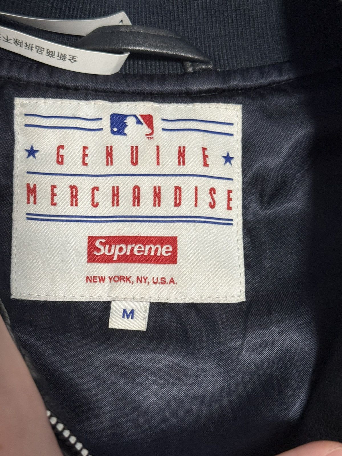 Supreme Supreme yankees mlb leather bomber Jacket Size US M / EU 48-50 / 2 - 4 Thumbnail