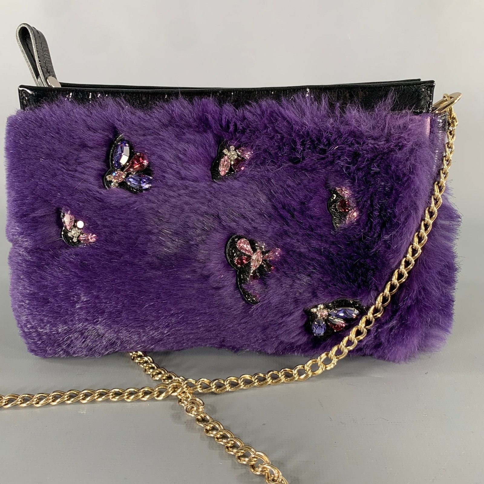Longchamp LONGCHAMP Purple Rabbit Cross Body Bags Size ONE SIZE - 2 Thumbnail