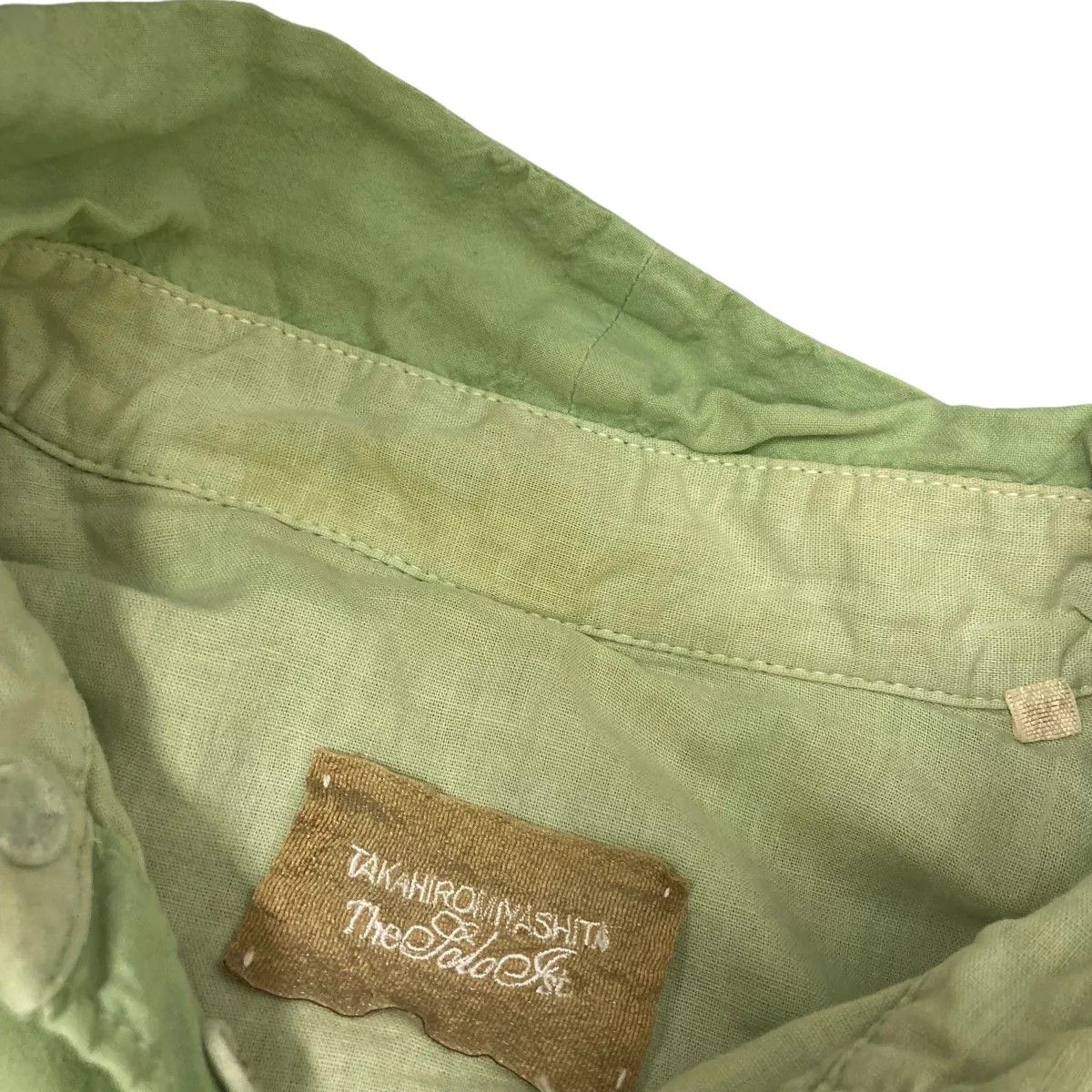 Takahiromiyashita The Soloist. Linen Western Long Sleeve Cowboy Shirt Size US M / EU 48-50 / 2 - 6 Thumbnail