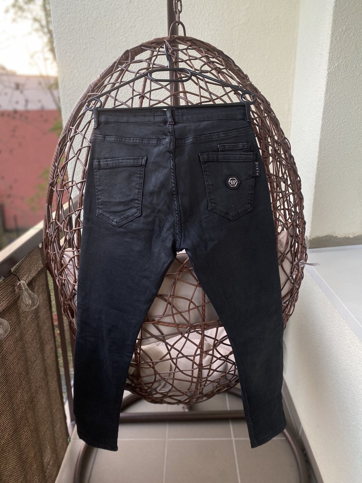 Philipp Plein Luxury philipp plein black denim trousers 2019 Size US 31 - 5 Thumbnail
