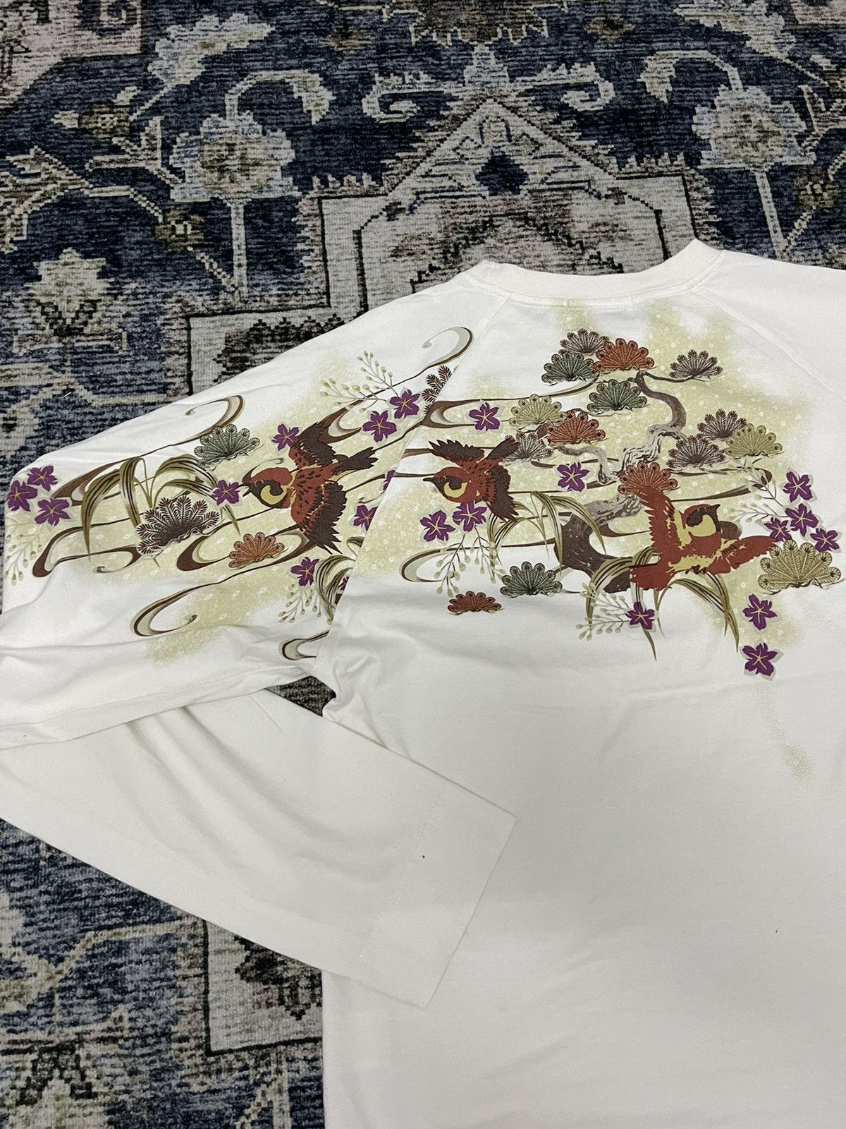 Japanese Brand × Vintage VINTAGE SUKAJAN KARA KURI TEE VERY RARE Size US M / EU 48-50 / 2 - 9 Thumbnail