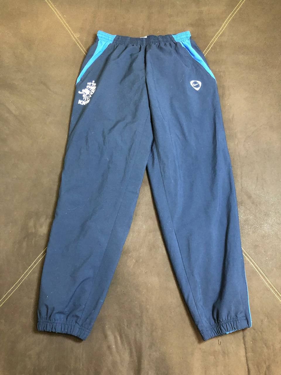 Nike Vintage Nike Track Pants 00s Nylon Swoosh Y2K Size US 34 / EU 50 - 1 Thumbnail