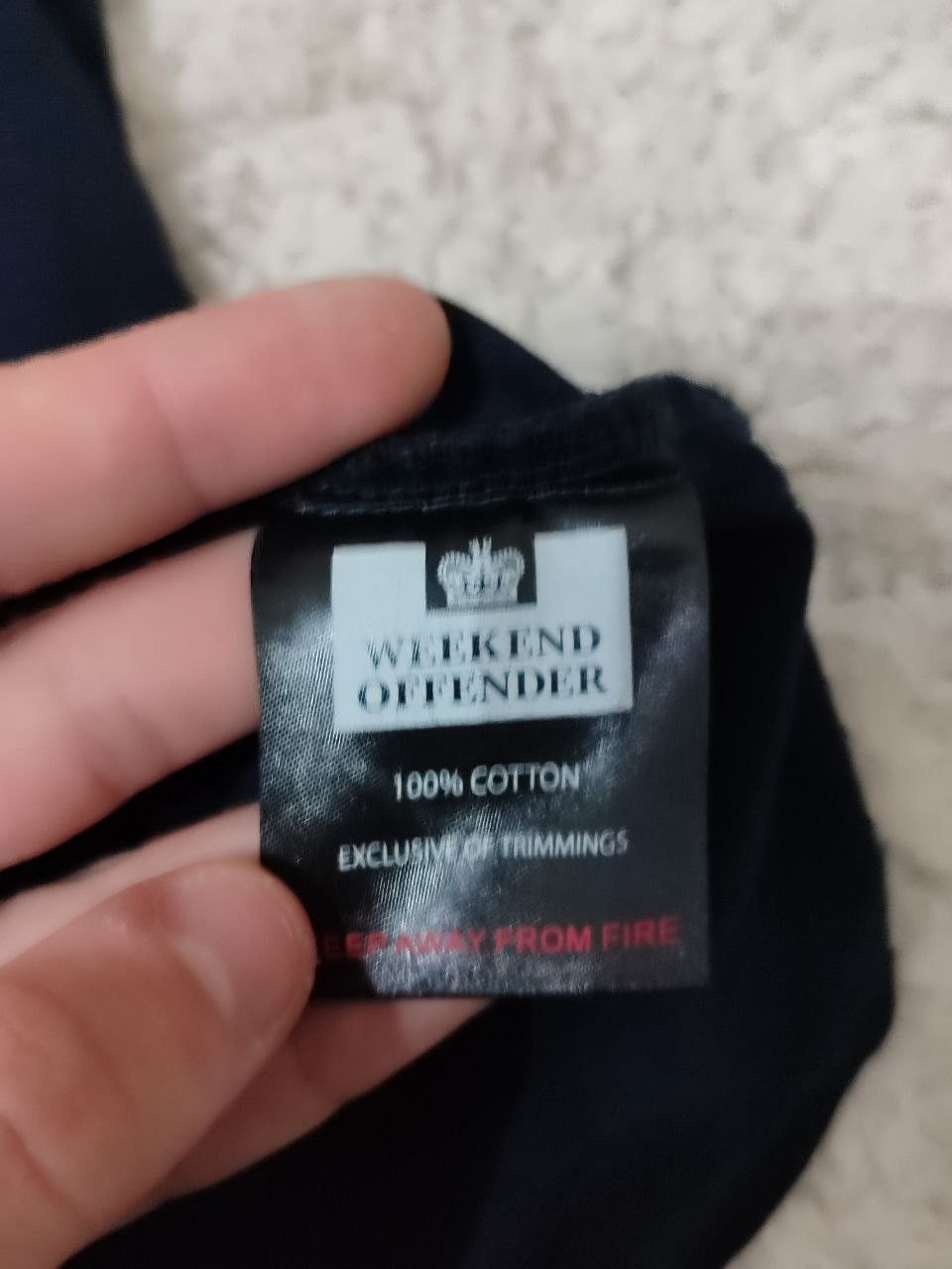 Weekend Offender 🐺 Weekend Offender T-shirt Capitals Y2K Size US L / EU 52-54 / 3 - 4 Thumbnail