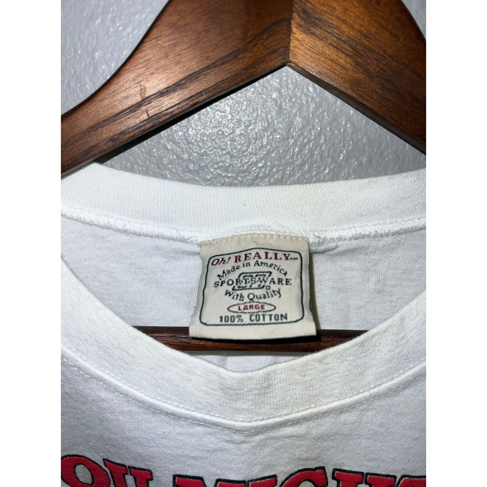 Vintage Womens Vintage You Might Be A Redneck Shirt Tee Crop Top 90s Size L / US 10 / IT 46 - 6 Thumbnail