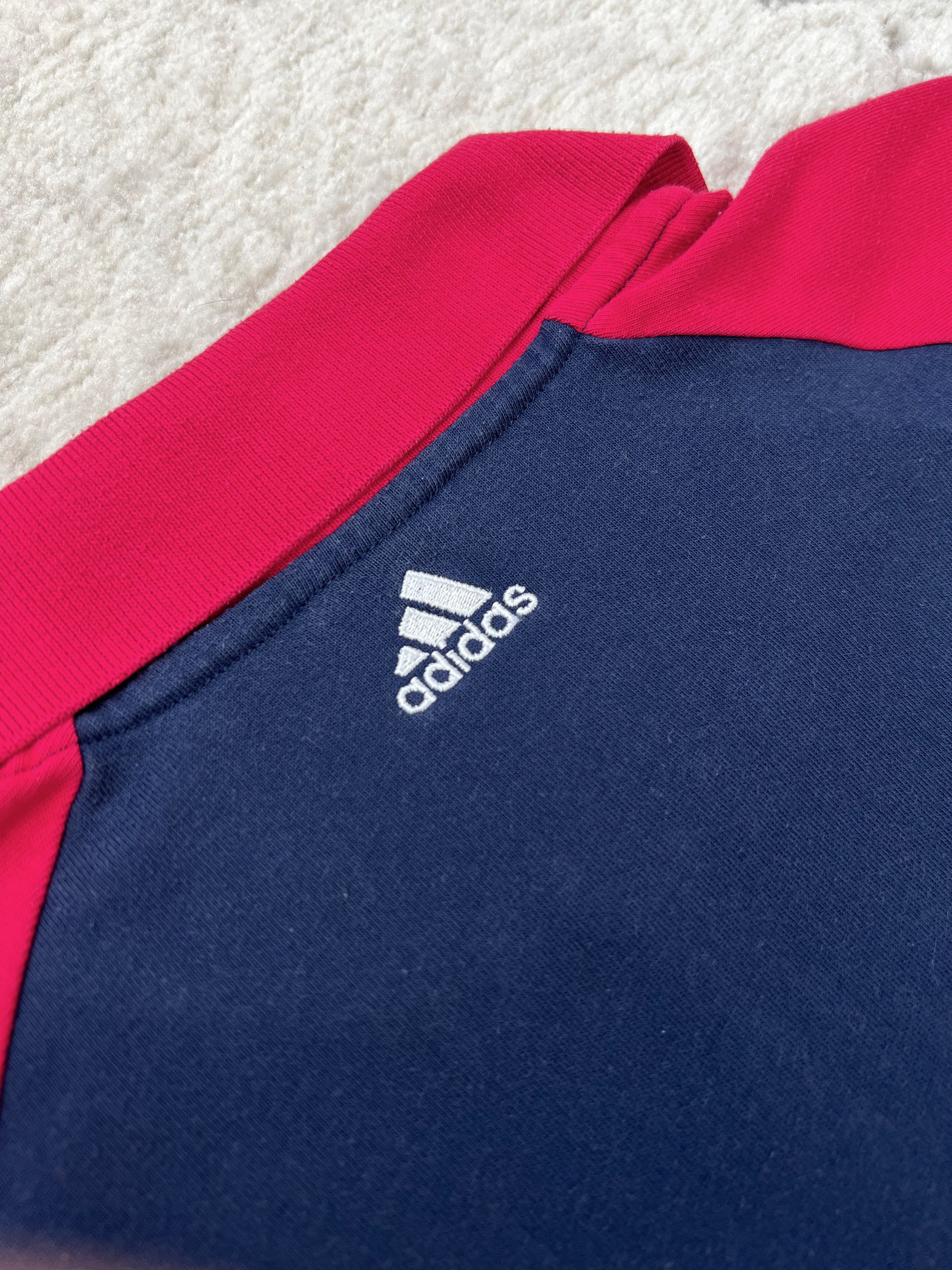 Adidas Vintage 2002 Adidas Bayern Munich UEFA 1/4 Zip Polo Shirt Size US XL / EU 56 / 4 - 11 Thumbnail