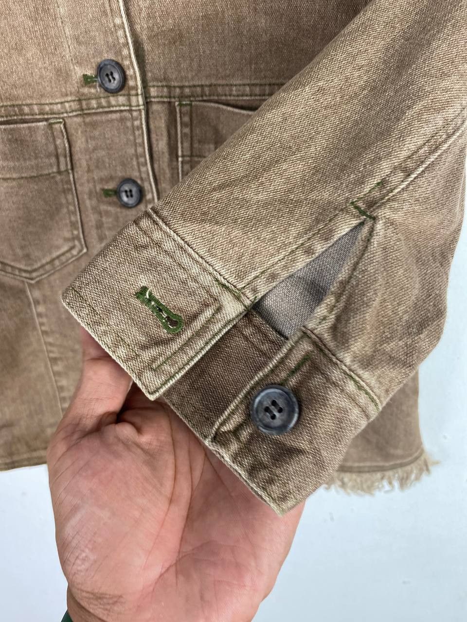Japanese Brand comme une femme stretch denim jacket nice design Size S / US 4 / IT 40 - 6 Thumbnail