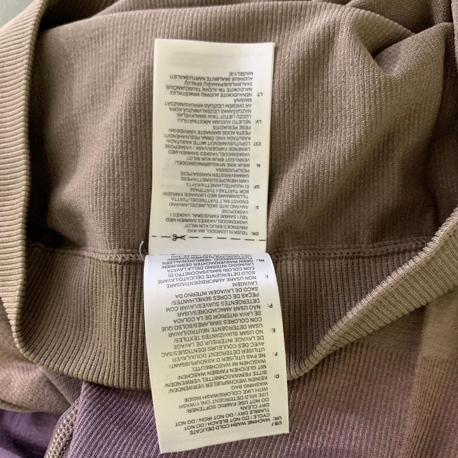 Stella McCartney STELLA McCARTNEY Tan Purple Ombre Capri Leggings Size S Size 26" / US 2 / IT 38 - 5 Thumbnail