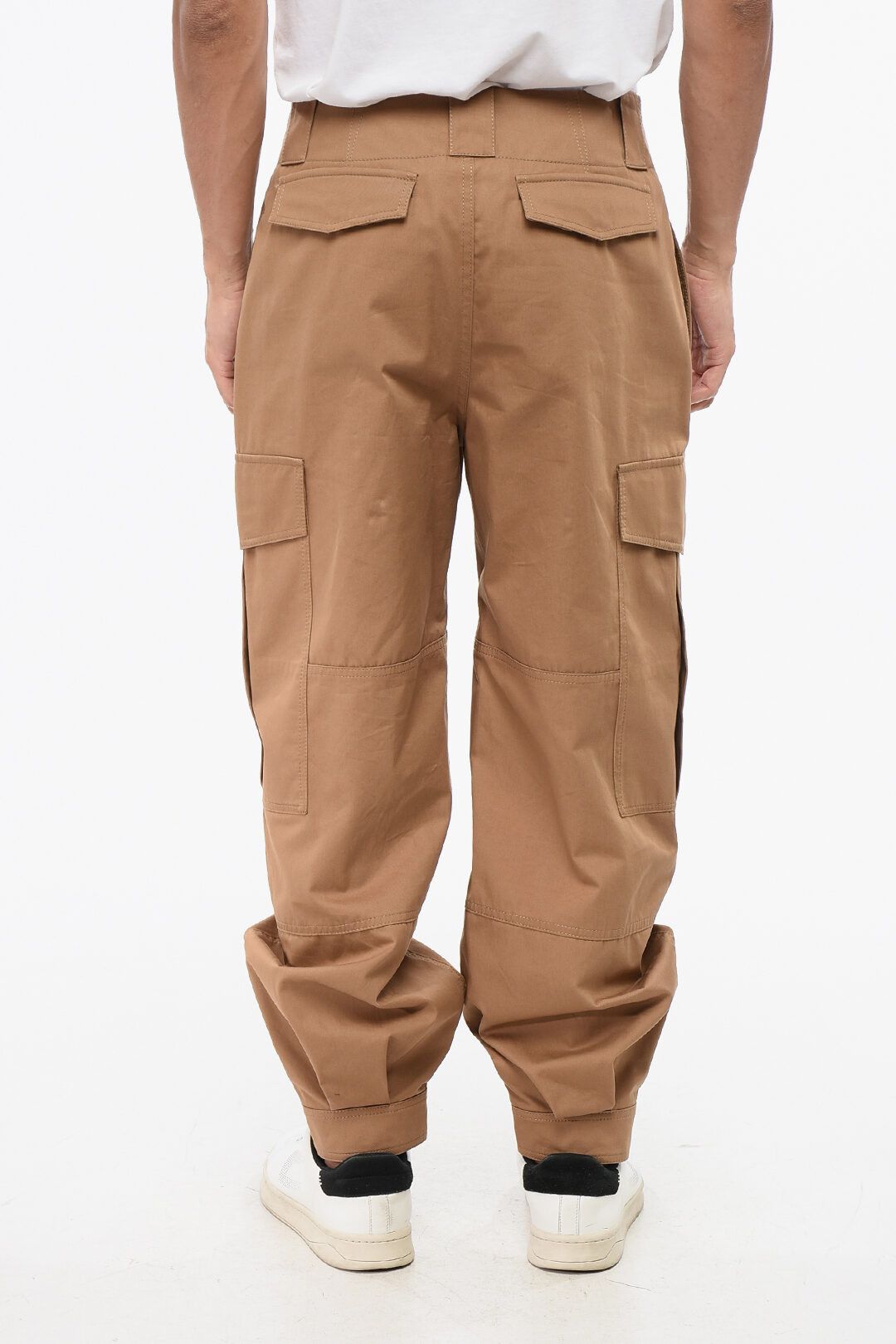 Alexander McQueen og1mm0925 Low-Waisted Cargo Pant in Brown Size US 32 / EU 48 - 2 Thumbnail