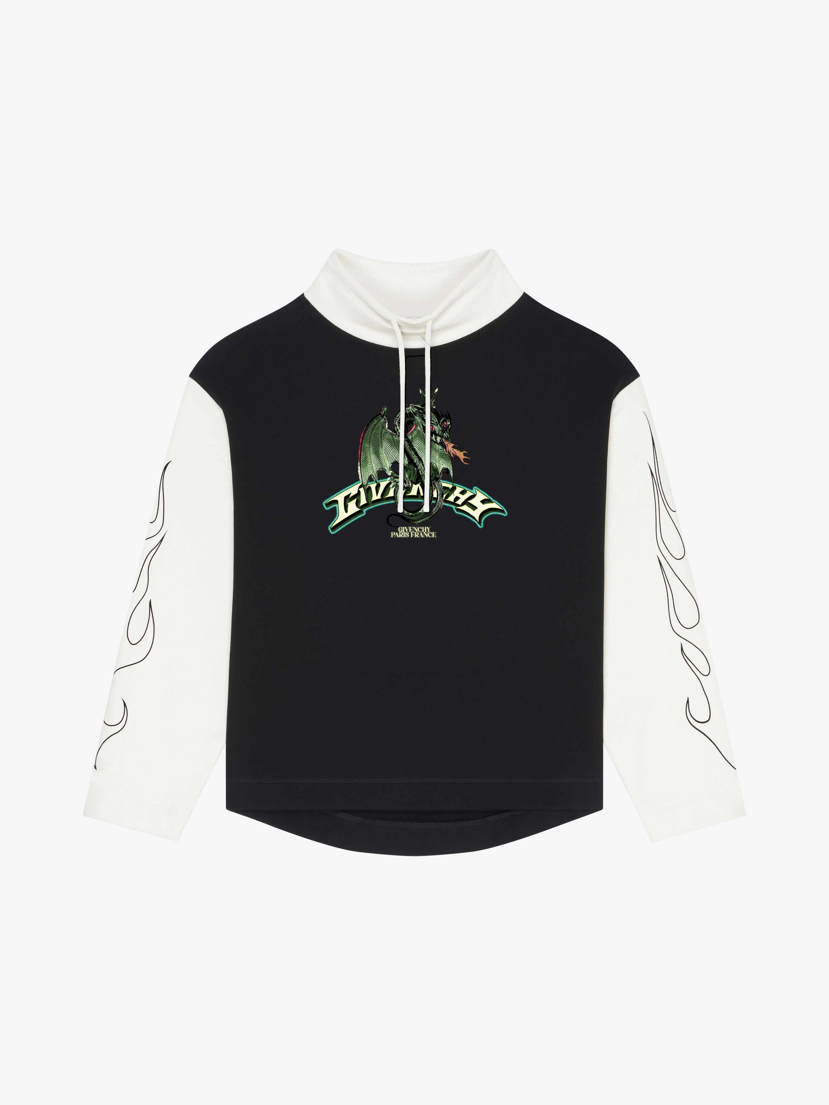 Givenchy o1w1db10325 Casual Fit Funnel Neck Base in Black Size US XL / EU 56 / 4 - 1 Thumbnail