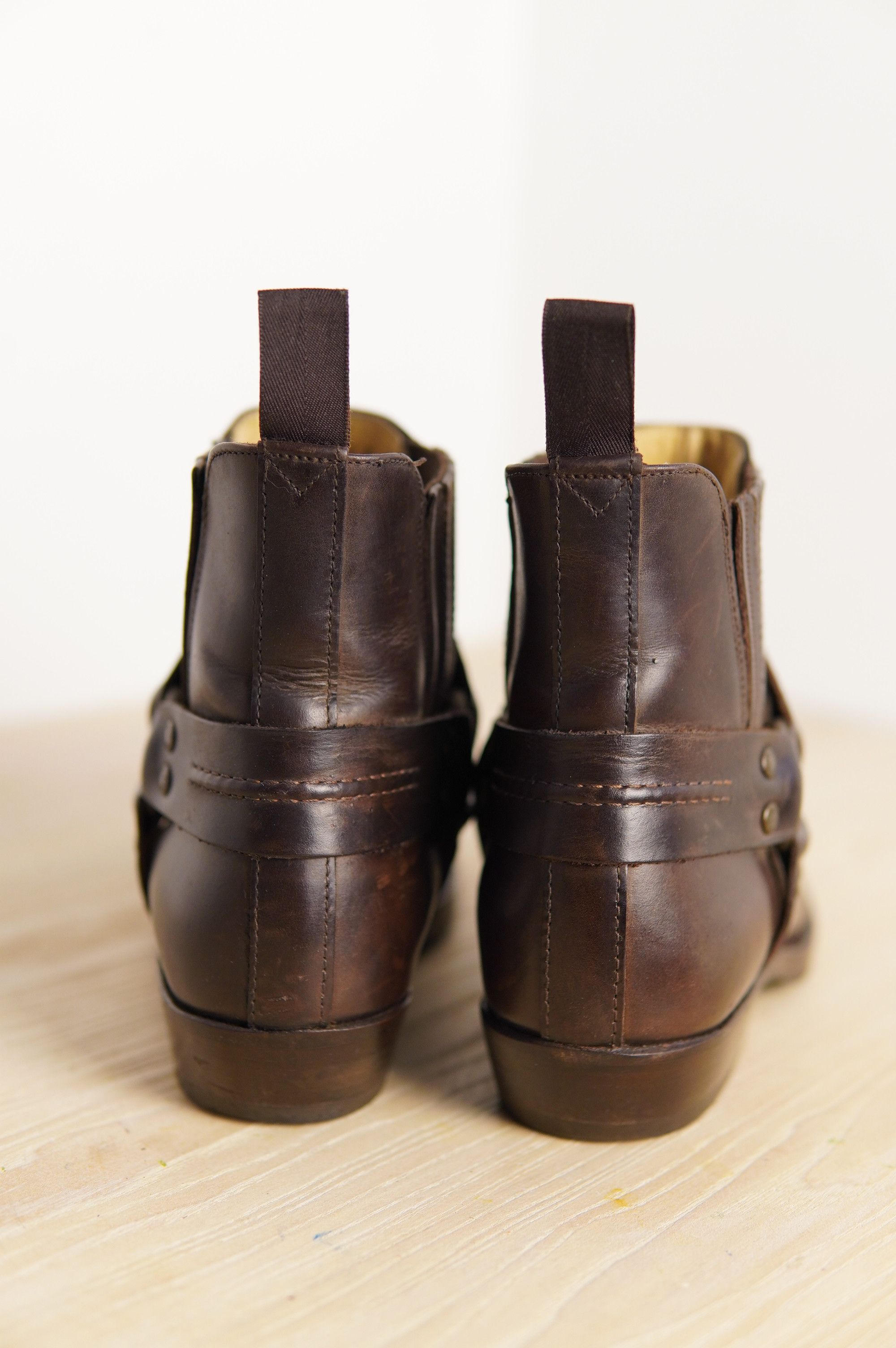 Sancho Boots Sancho Abarca 5049 Shorty Style Brown Cowboy Boots 38EU Size US 7 / IT 37 - 4 Thumbnail