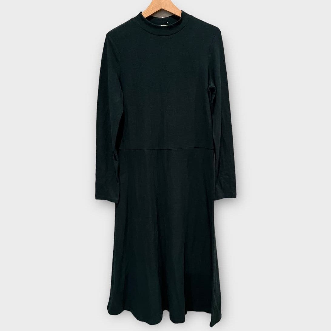 NWT Vince Mock Neck Long Sleeve A-Line Dress Size Large